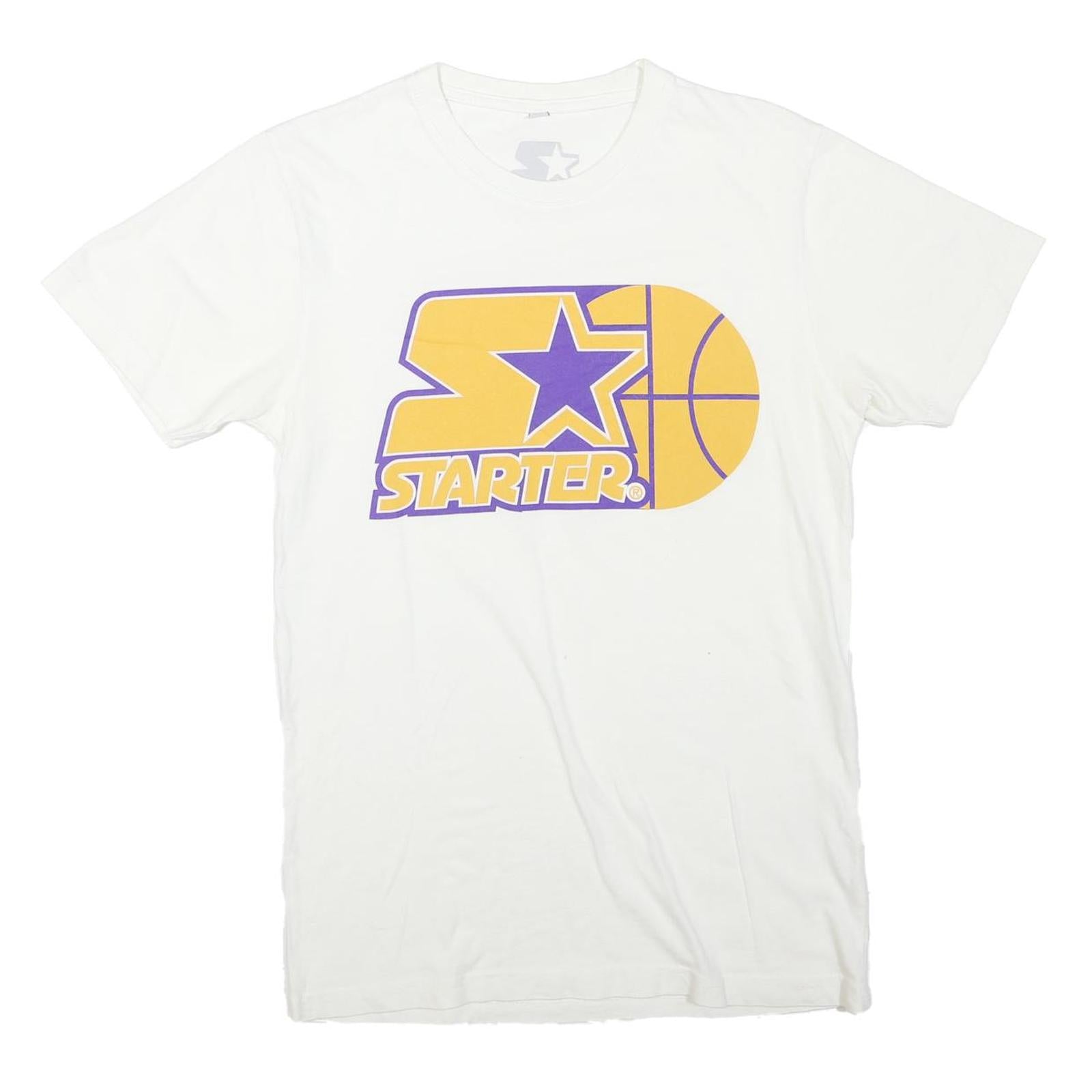 Buy STARTER Mens White & Yellow Graphic Short Sleeve Crew Neck S T-Shirt Refurbished - $19.49 STARTER Mens White & Yellow Graphic Short Sleeve Crew Neck S T-Shirt Refurbished - N/A refurbished available on Cerqular