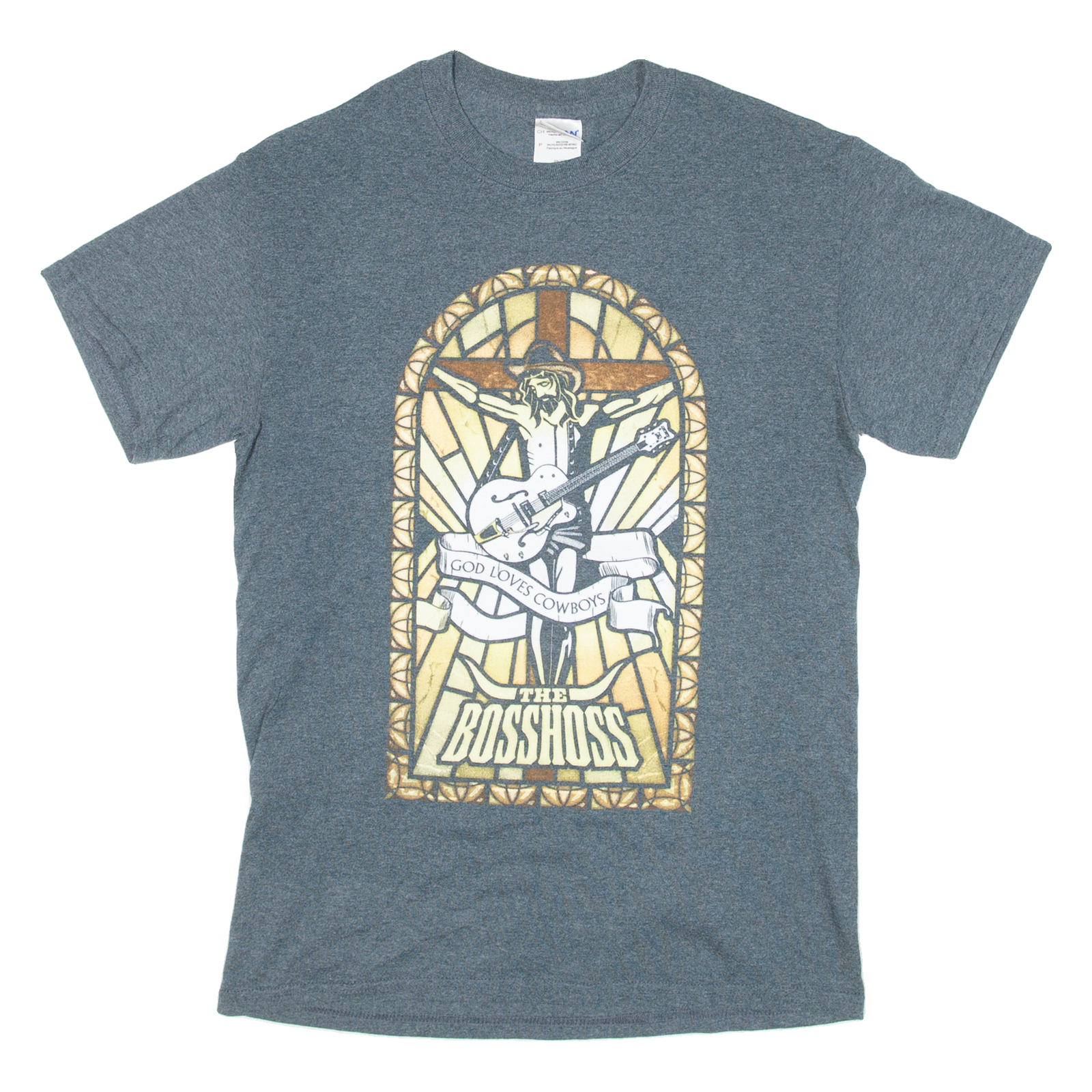 GILDAN The Bosshoss Mens Band T-Shirt Blue S Refurbished - N/A refurbished available on Cerqular