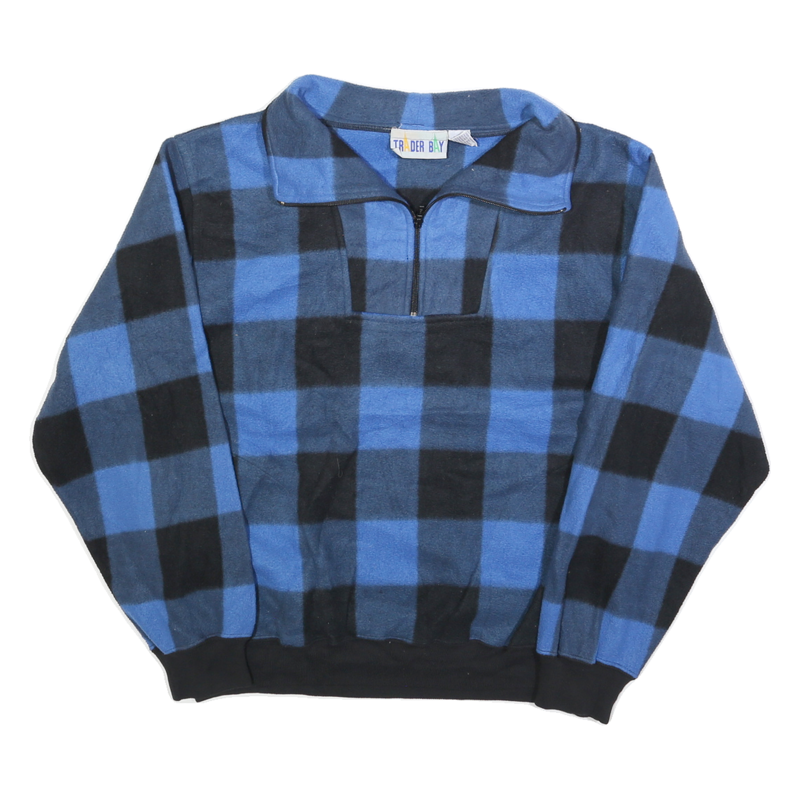 Buy TRADER BAY Womens Blue & Black Patterned Jumper Pullover Check Round Neck Refurbished - $22.09 TRADER BAY Womens Blue & Black Patterned Jumper Pullover Check Round Neck Refurbished - N/A refurbished available on Cerqular