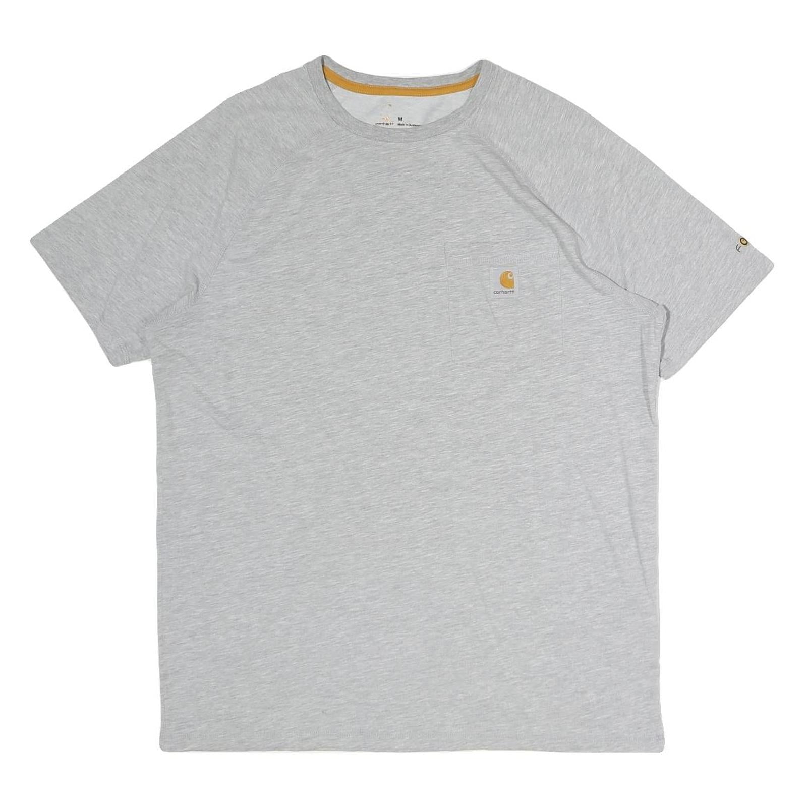 CARHARTT Mens Grey Pocket T-Shirt M Short Sleeve Crew Neck Workwear Cotton Refurbished - N/A refurbished available on Cerqular