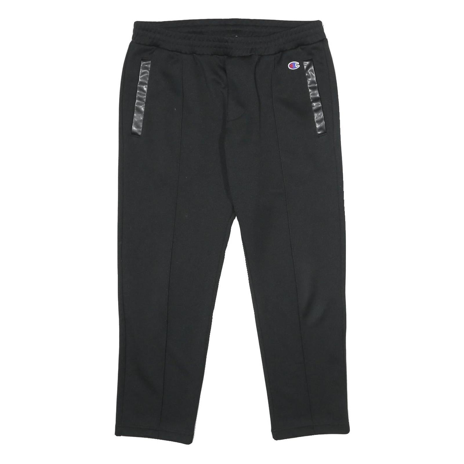 CHAMPION Womens Joggers Black Slim Tapered M W30 L26 Athletic Casual Refurbished - N/A refurbished available on Cerqular