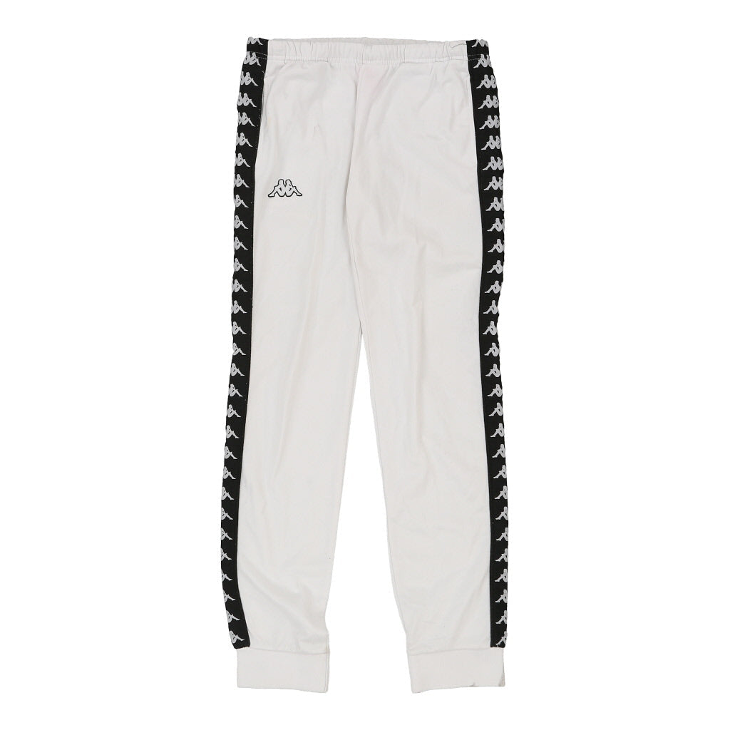 Kappa Tracksuit - Small White Polyester Refurbished - Thrifted (note: this is a term often used to describe second- refurbished available on Cerqular