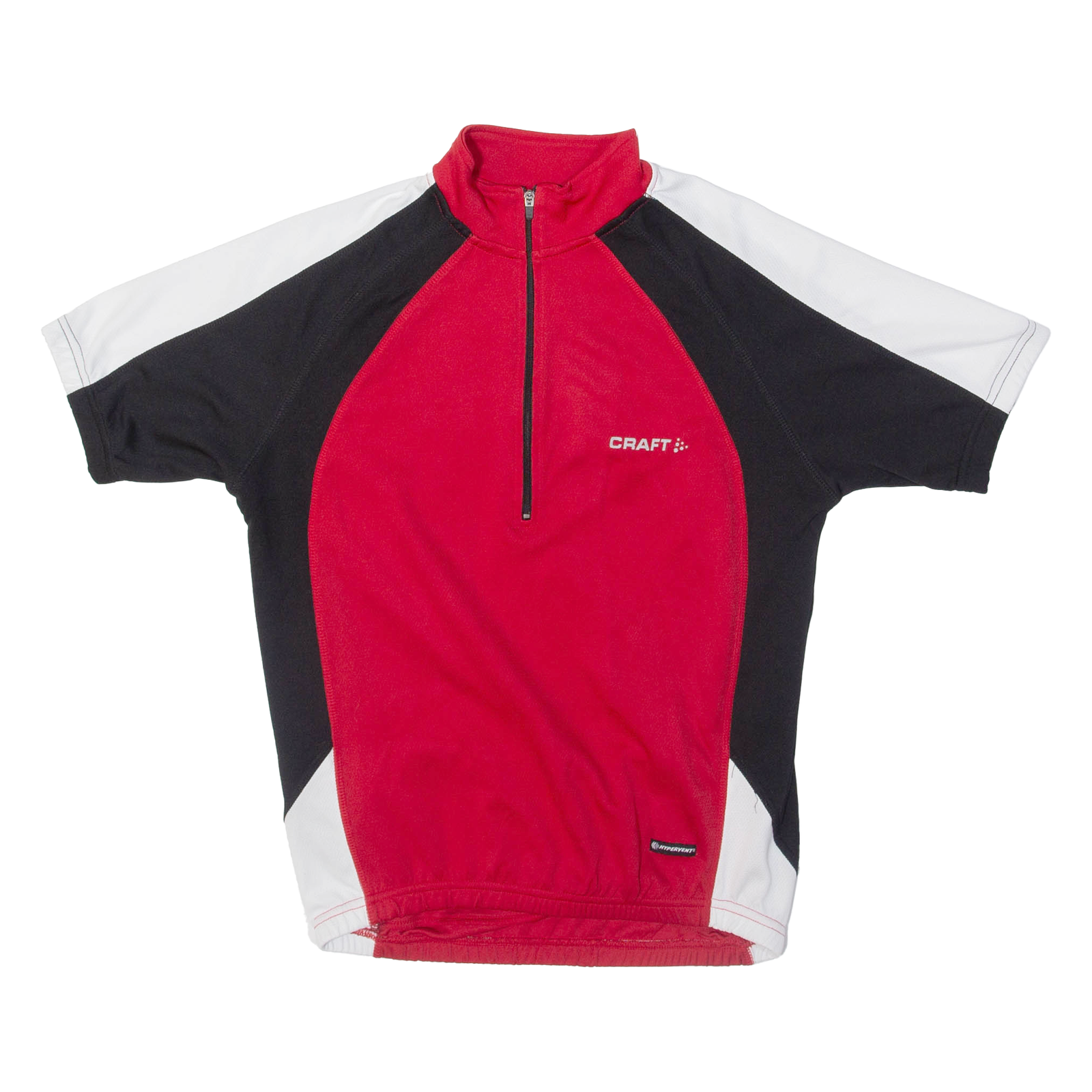 CRAFT Cycling Mens Jersey Red 1/2 Zip XS Refurbished - N/A refurbished available on Cerqular