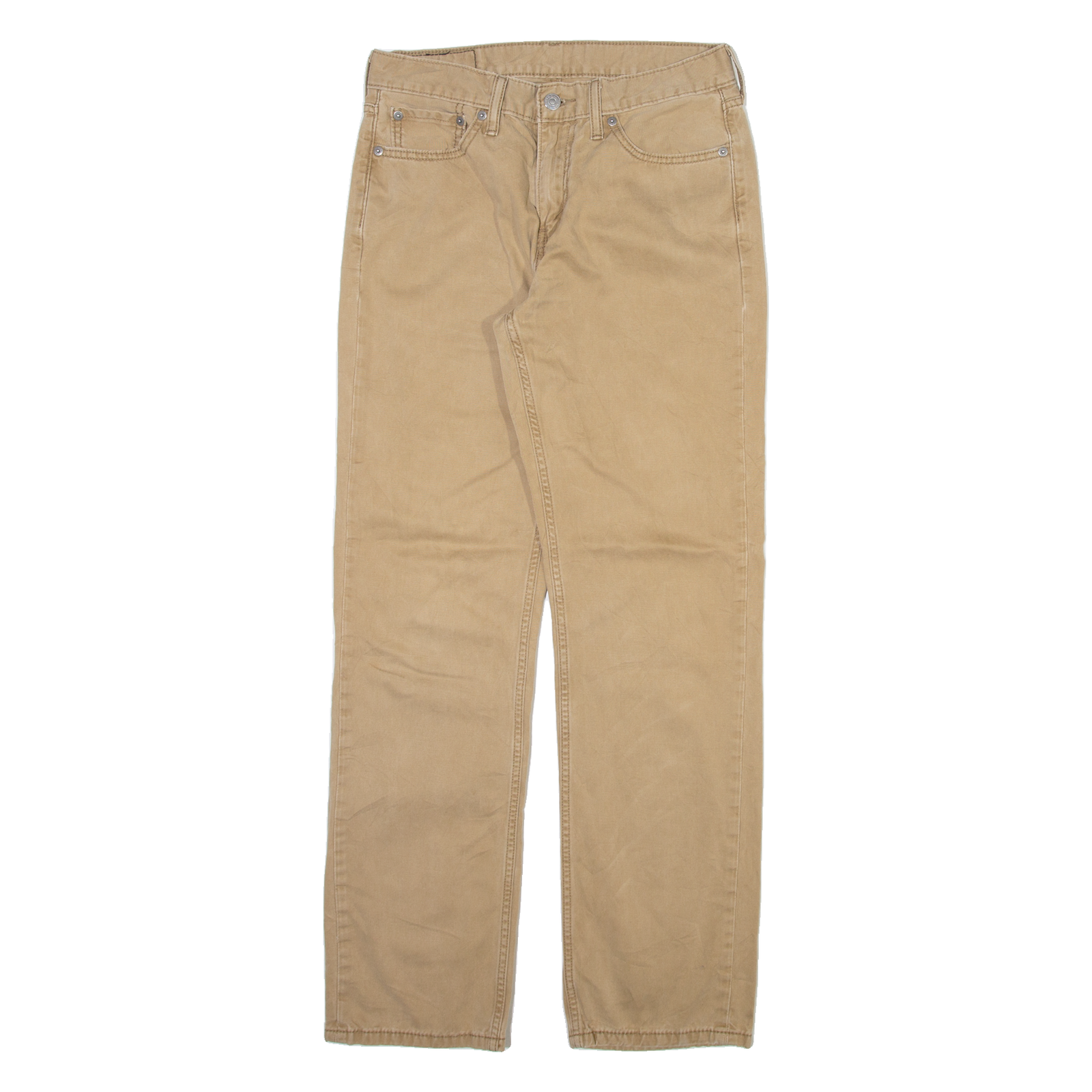 LEVI'S 514 Mens Trousers Beige Slim Straight W30 L32 Refurbished - N/A refurbished available on Cerqular