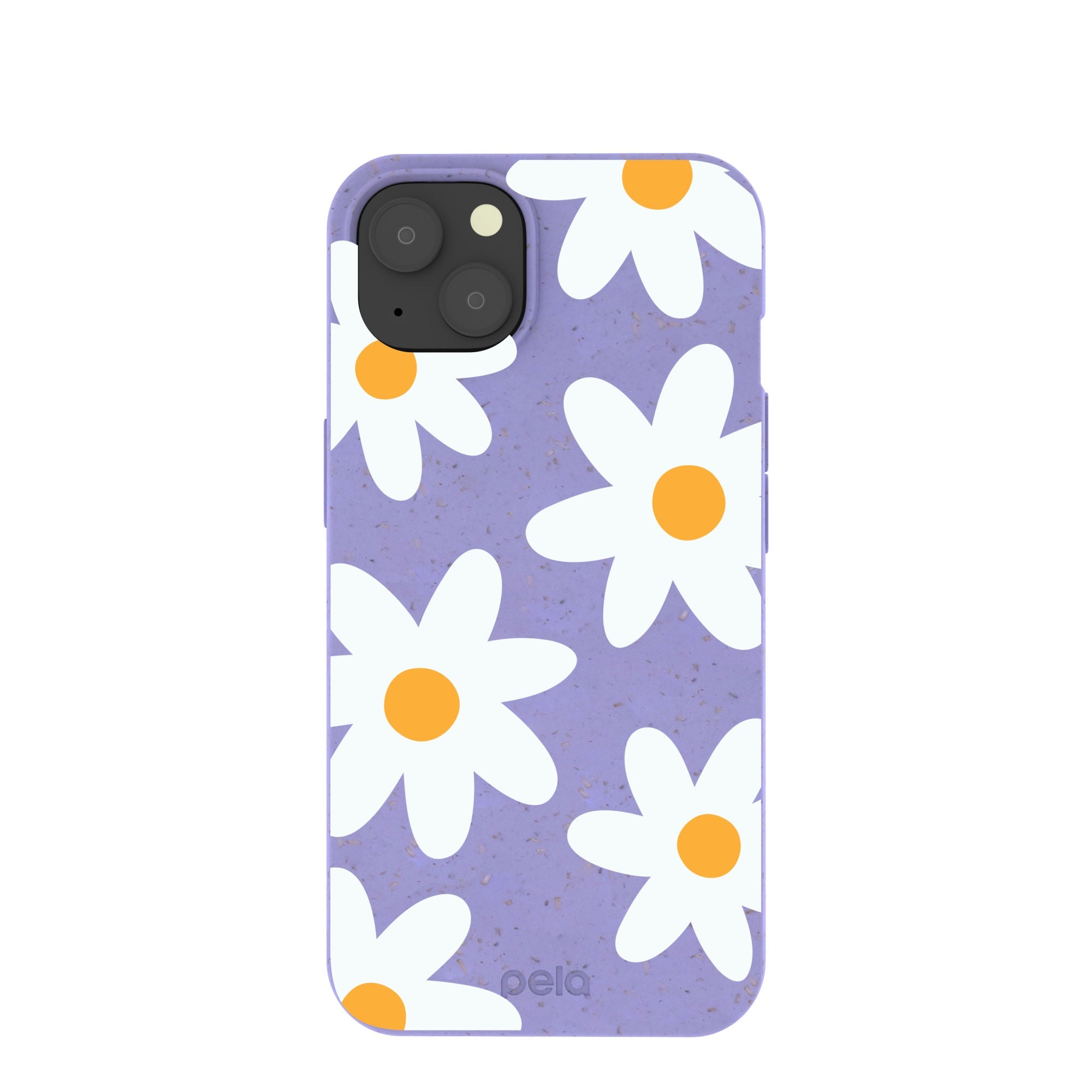 Lavender Daisy iPhone 13 Case Refurbished - Pela Case refurbished available on Cerqular