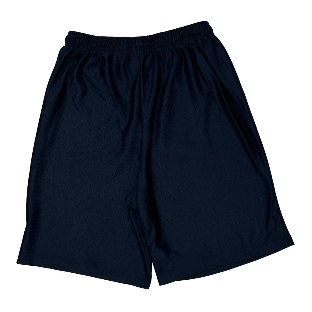 Nike Sport Shorts - Small Navy Polyester Refurbished - Thrifted (note: this is a term often used to describe second- refurbished available on Cerqular