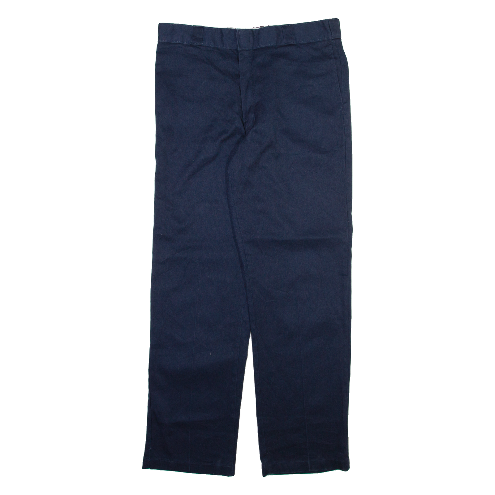 DICKIES Mens Trousers Blue Regular Straight W35 L33 Refurbished - N/A refurbished available on Cerqular