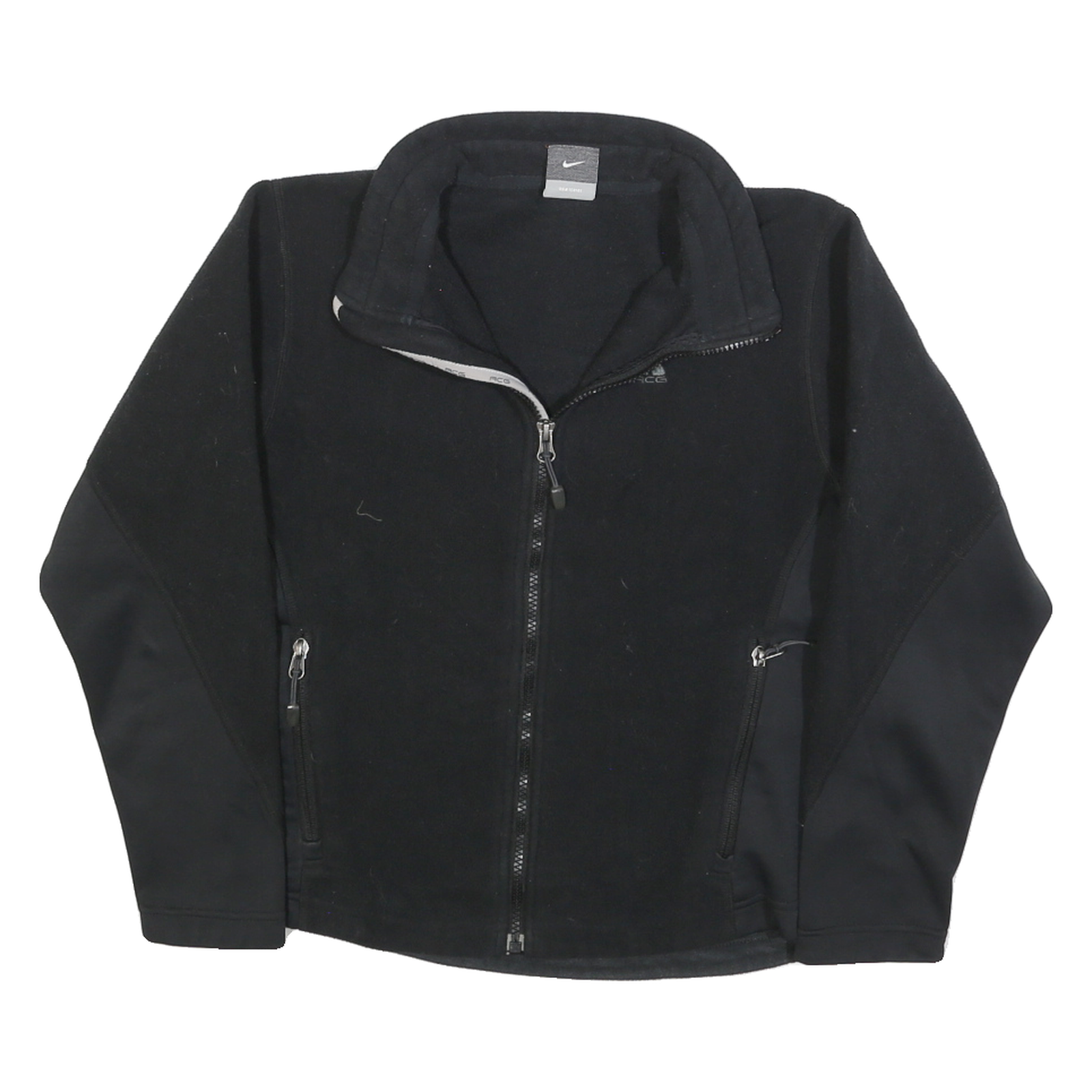 Buy NIKE Womens Black Polyester Fleece Jacket M Zip Outdoor Casual Sportswear Refurbished - $51.99 NIKE Womens Black Polyester Fleece Jacket M Zip Outdoor Casual Sportswear Refurbished - N/A refurbished available on Cerqular