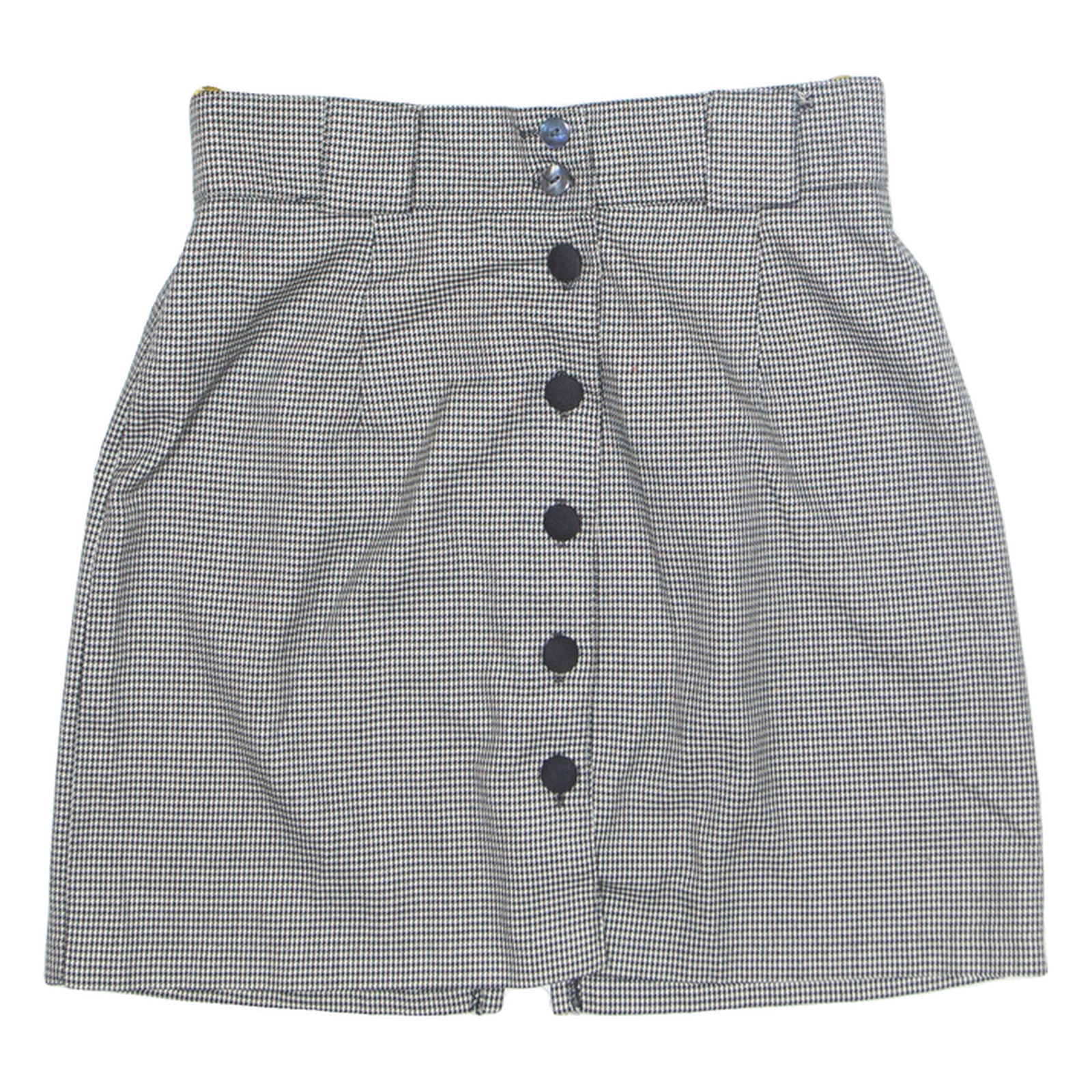 Womens Straight Skirt Black Short Houndstooth S Refurbished - N/A refurbished available on Cerqular