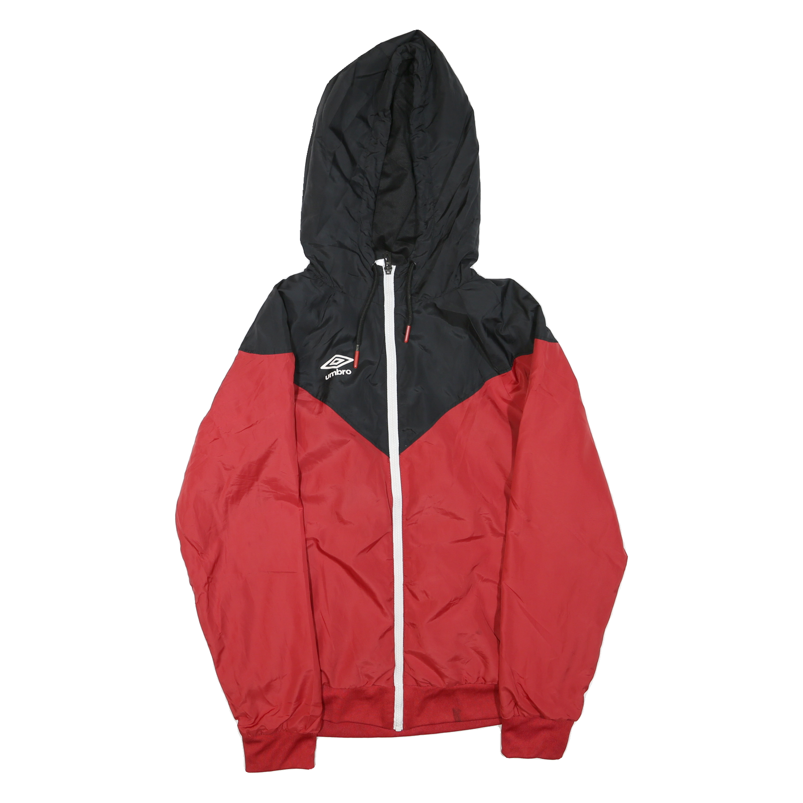 Buy UMBRO Mens Black & Red Zip Hooded Polyester Blend Jacket M Sportswear Refurbished - $40.29 UMBRO Mens Black & Red Zip Hooded Polyester Blend Jacket M Sportswear Refurbished - N/A refurbished available on Cerqular