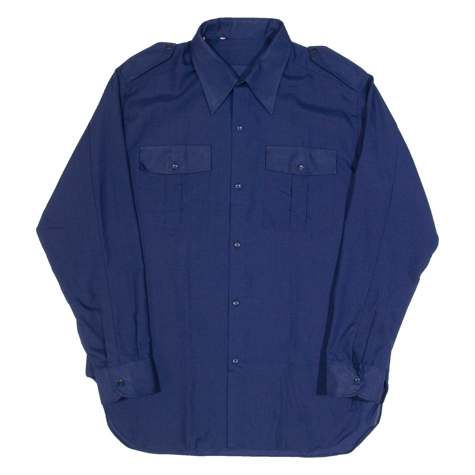 TERGAL RP Mens Plain Shirt Blue Long Sleeve L Refurbished - N/A refurbished available on Cerqular