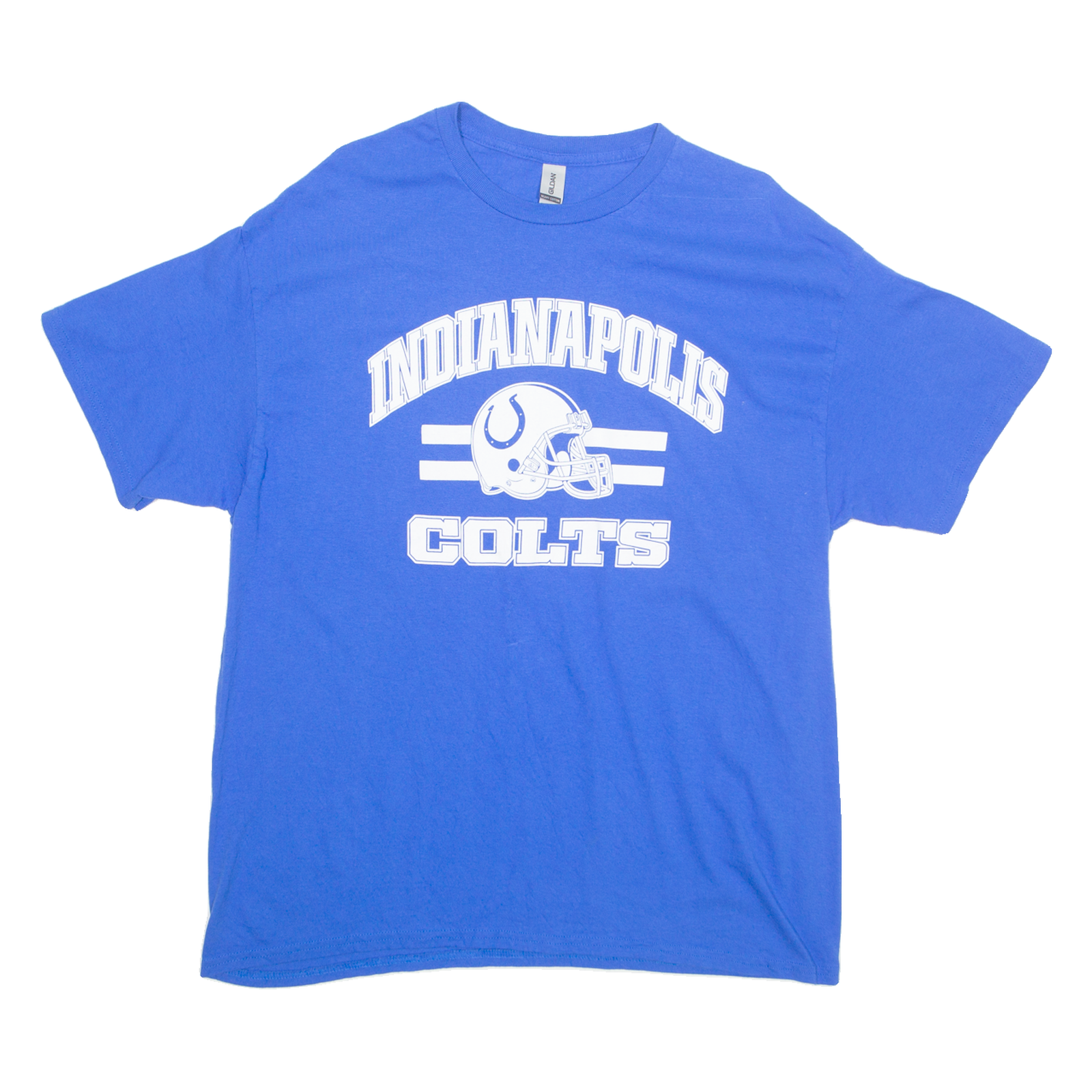 GILDAN Indianapolis Colts Mens T-Shirt Blue USA XL Refurbished - N/A refurbished available on Cerqular