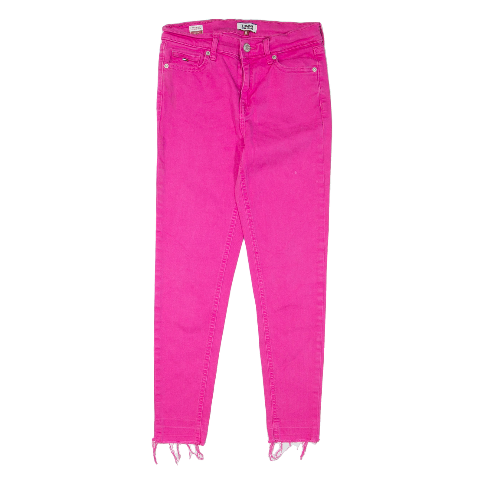 TOMMY JEANS Mid Rise Nora Womens Jeans Pink Regular Skinny W28 L25 Refurbished - N/A refurbished available on Cerqular
