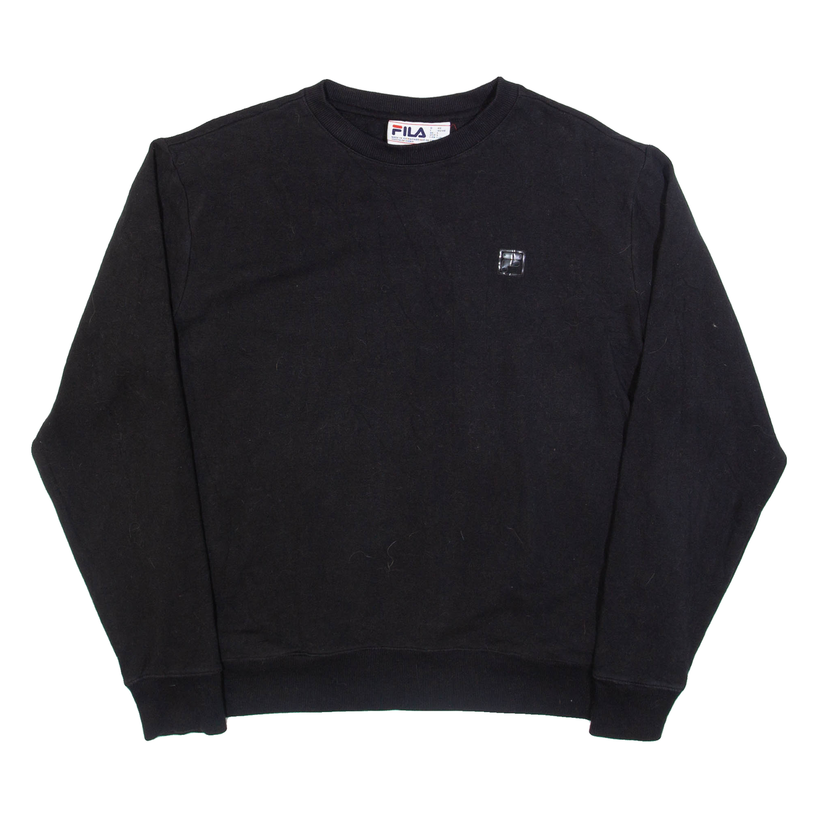 FILA Mens Sweatshirt Black L Refurbished - N/A refurbished available on Cerqular