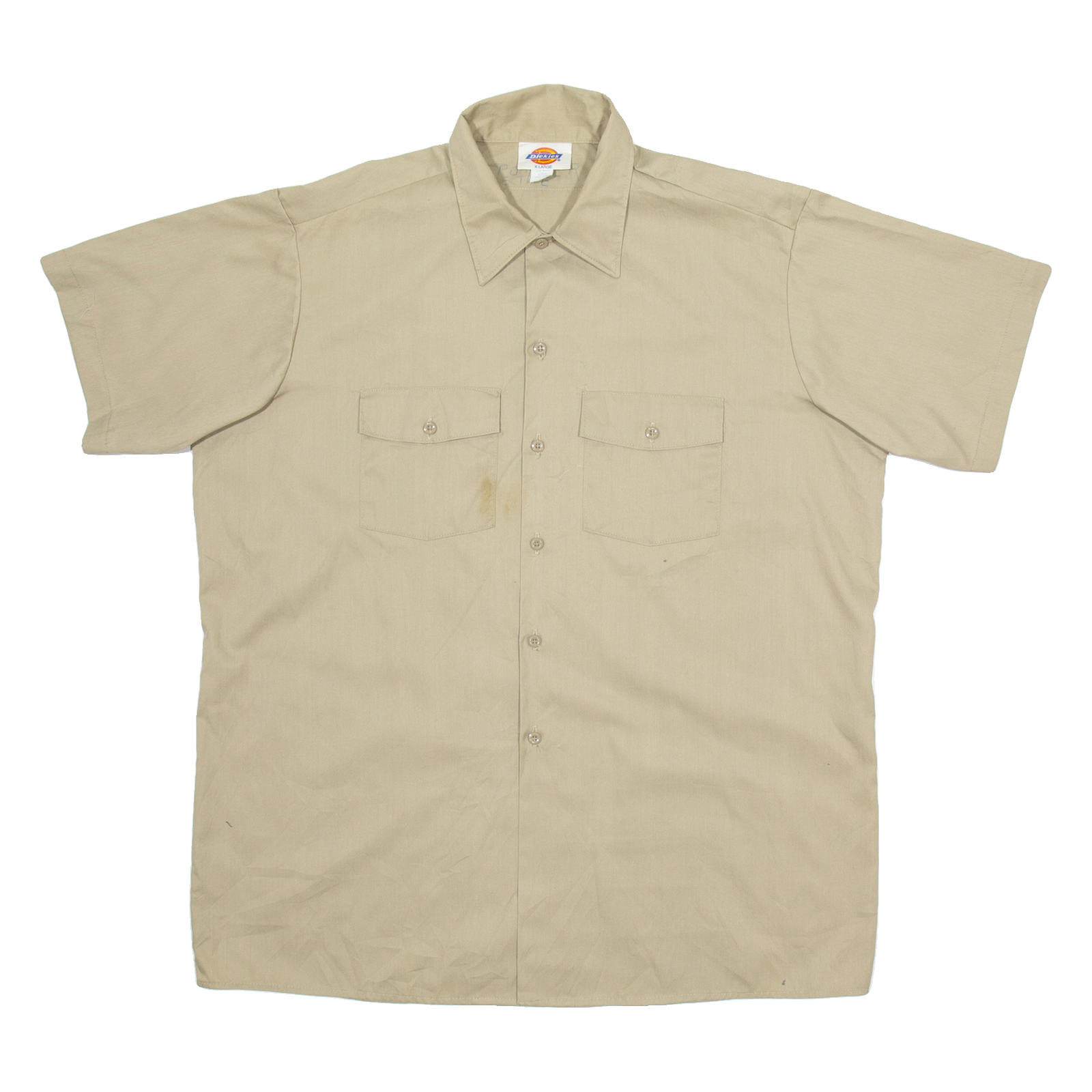 DICKIES Workwear Mens Plain Shirt Brown XL Refurbished - N/A refurbished available on Cerqular