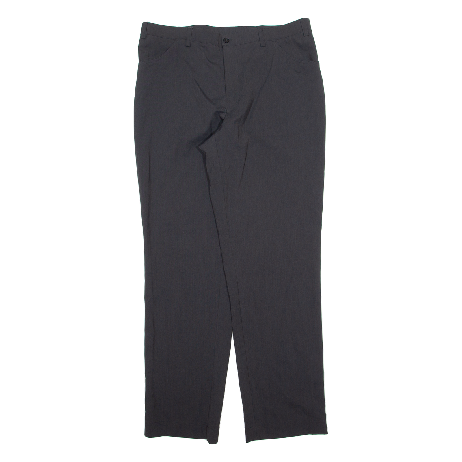 Chino Mens Trousers Grey Regular Straight Wool W36 L34 Refurbished - N/A refurbished available on Cerqular