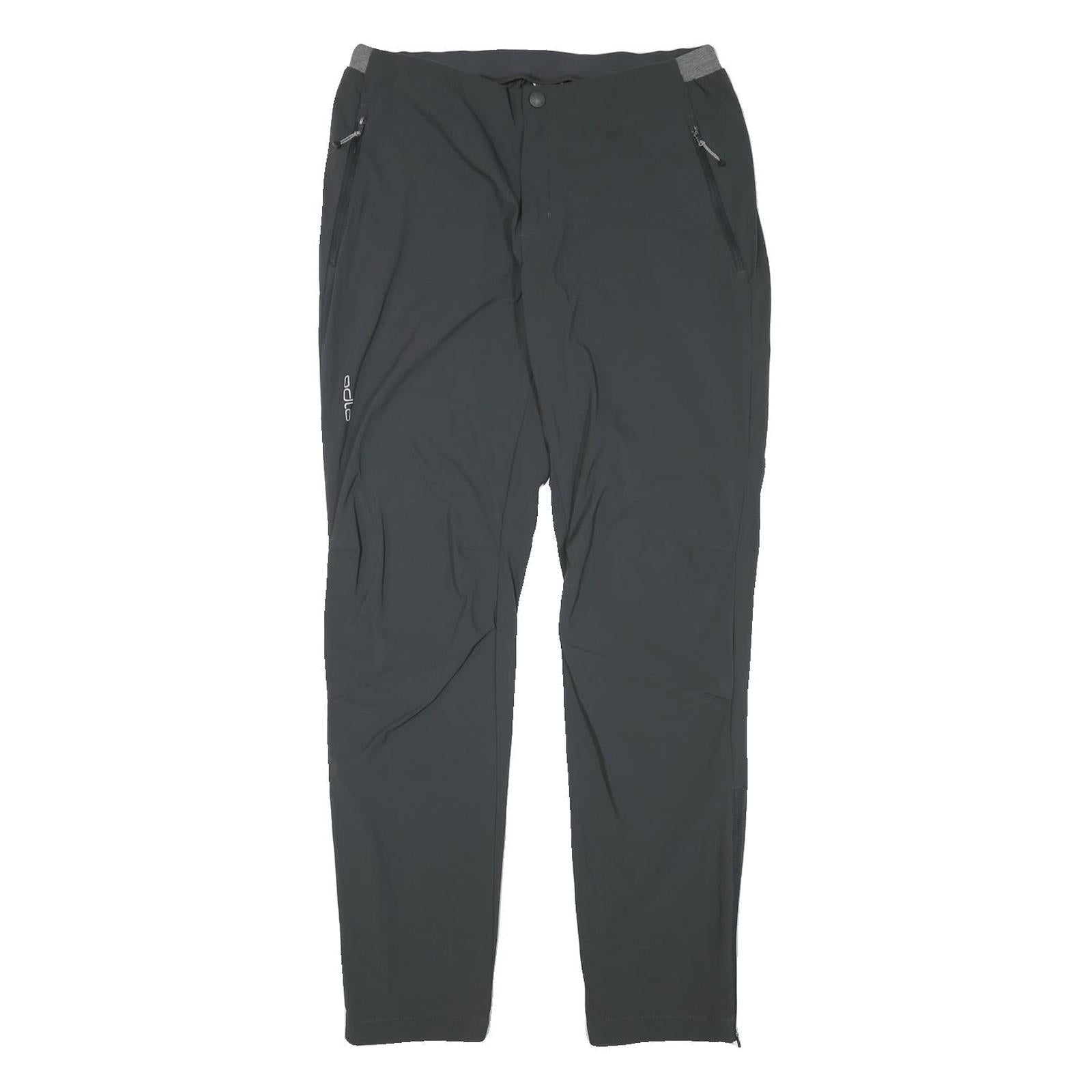 ODLO Womens Polyester Blend Black Slim Tapered Trousers W31 L32 Outdoor Active Refurbished - N/A refurbished available on Cerqular