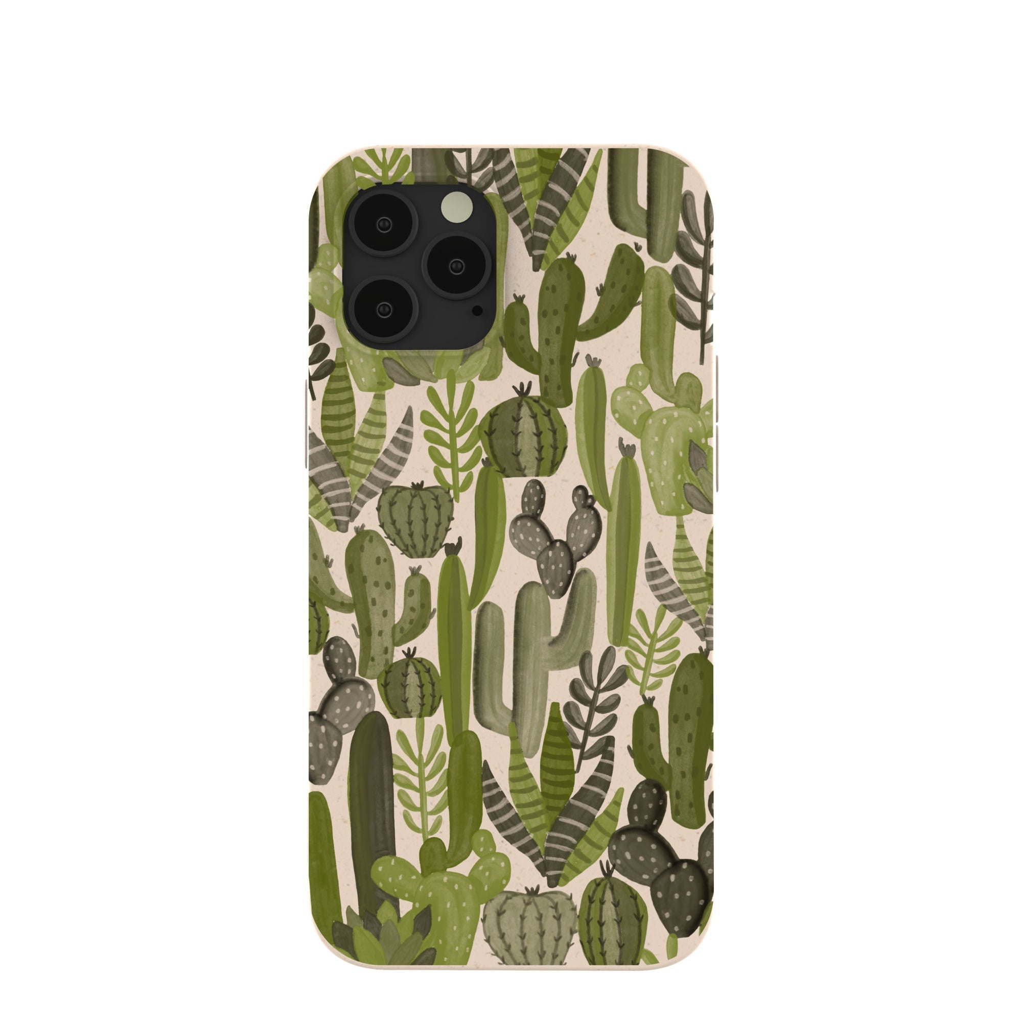Seashell Succulent Cacti iPhone 12 Pro Max Case Refurbished - Pela Case refurbished available on Cerqular