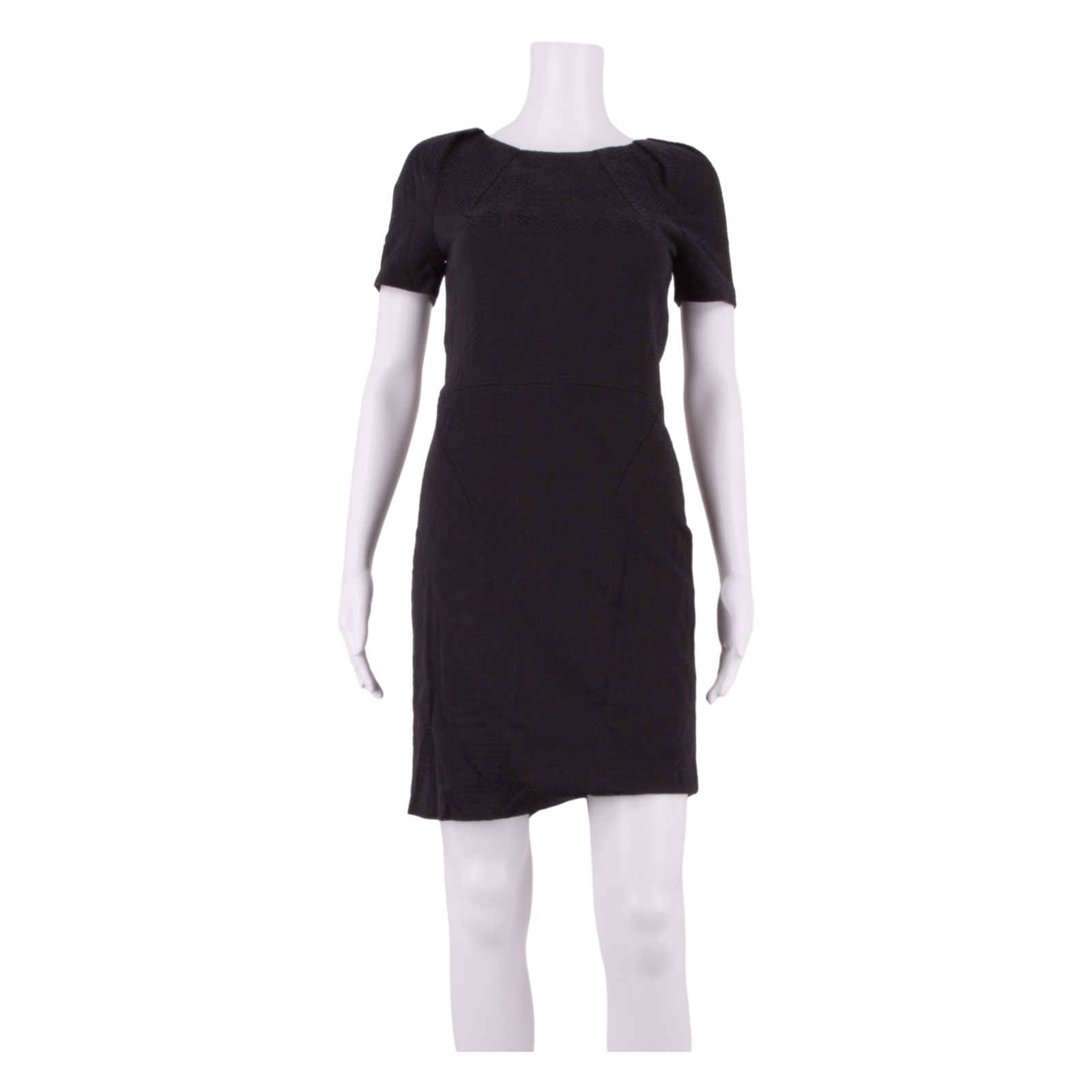 COAST Office Wear Womens Pencil Dress Black Animal Print Hi-Low UK 8 Refurbished - N/A refurbished available on Cerqular
