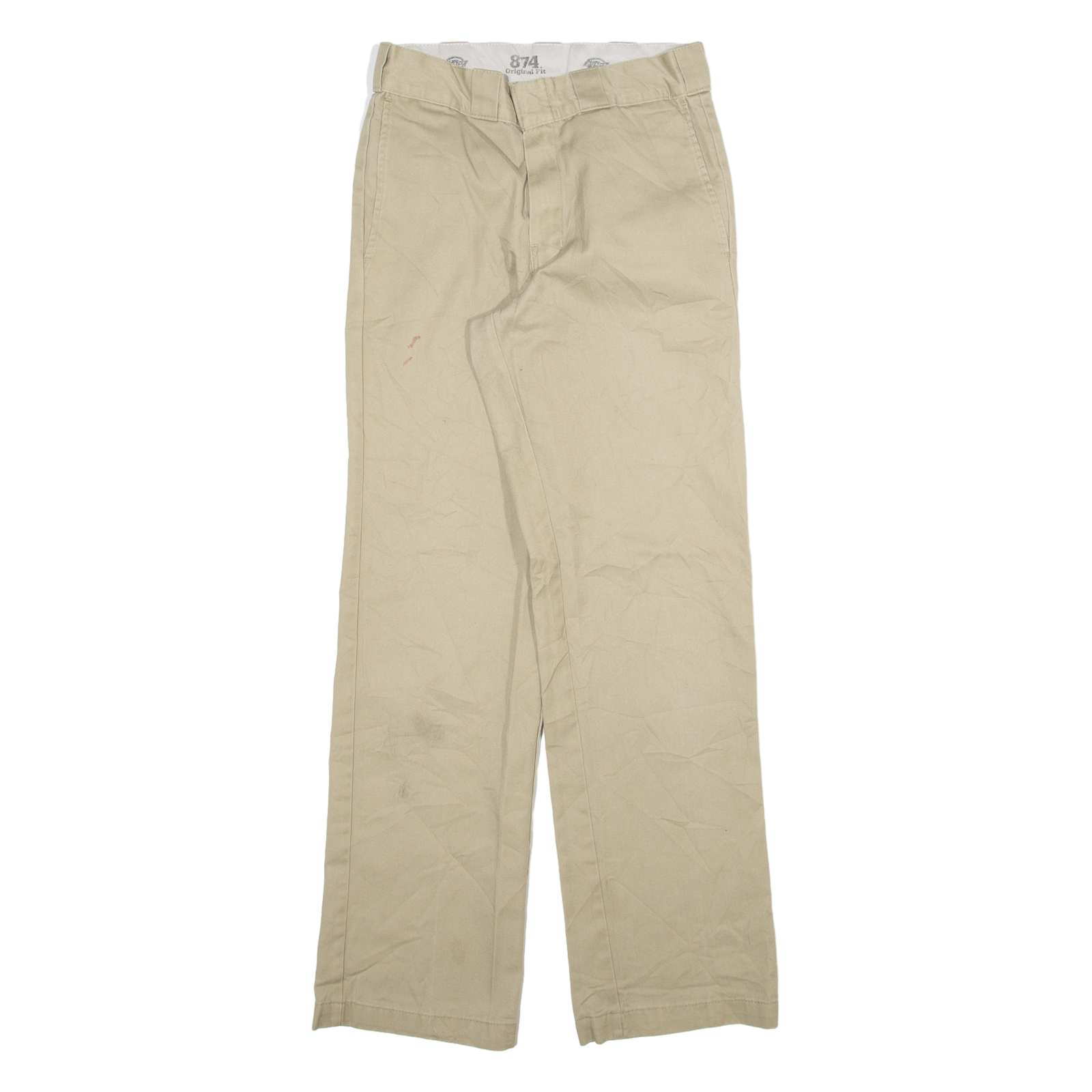DICKIES 874 Workwear Mens Trousers Beige Regular Straight W26 L30 Refurbished - N/A refurbished available on Cerqular