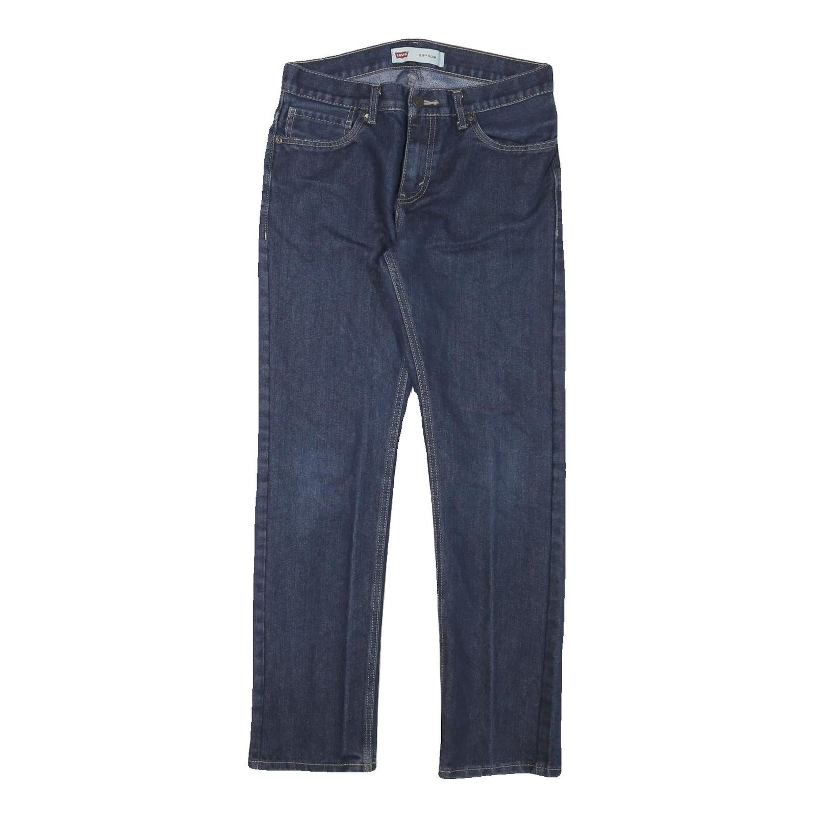 LEVI'S Mens Slim Blue Denim Jeans W30 L29 Classic Zip Cotton Blend Refurbished - N/A refurbished available on Cerqular