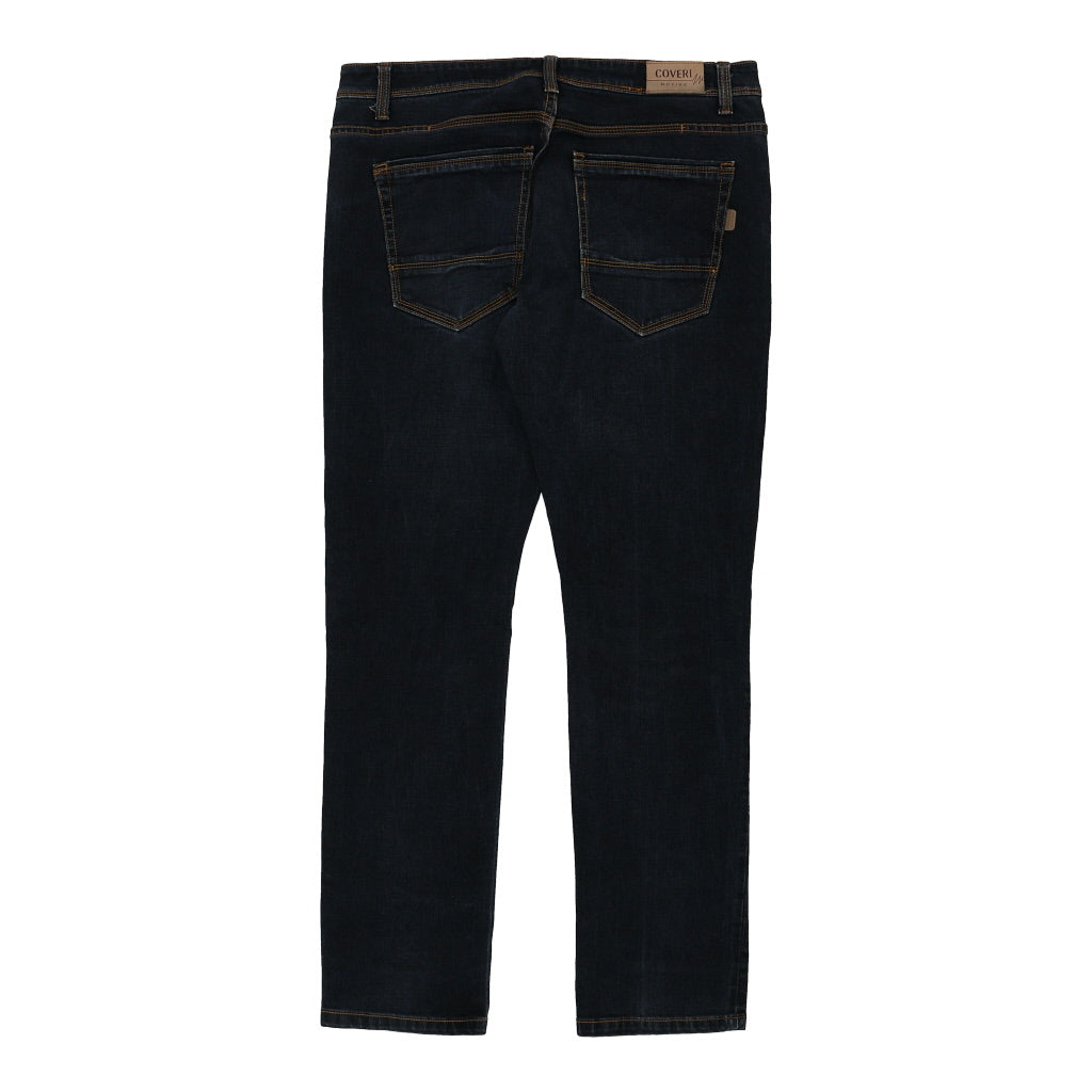 Coveri Jeans - 38W 33L Dark Wash Cotton Blend Refurbished - Thrifted (note: this is a term often used to describe second- refurbished available on Cerqular