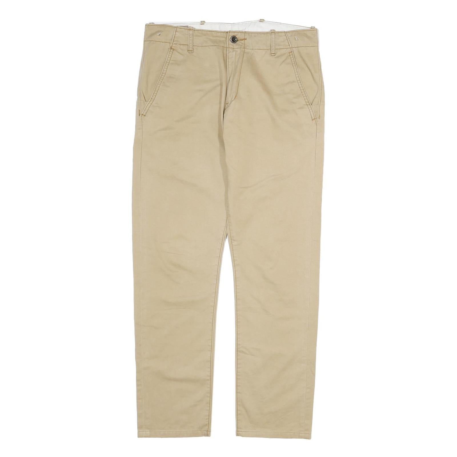 Buy LEVI'S Mens Beige Cotton Regular Straight Trousers W32 L29 Casual Classic Zip Refurbished - $41.59 LEVI'S Mens Beige Cotton Regular Straight Trousers W32 L29 Casual Classic Zip Refurbished - N/A refurbished available on Cerqular