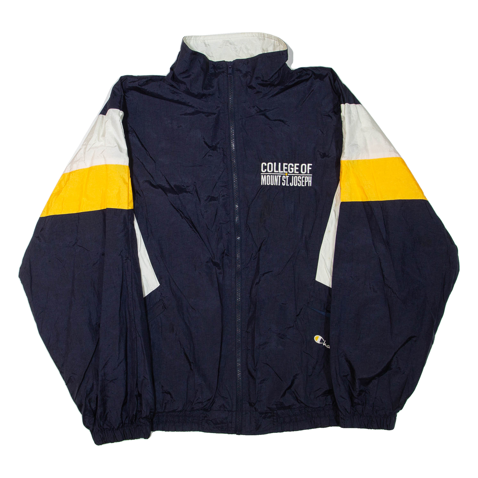 CHAMPION College Of Mount St. Joseph Mens Track Jacket Blue L Refurbished - N/A refurbished available on Cerqular