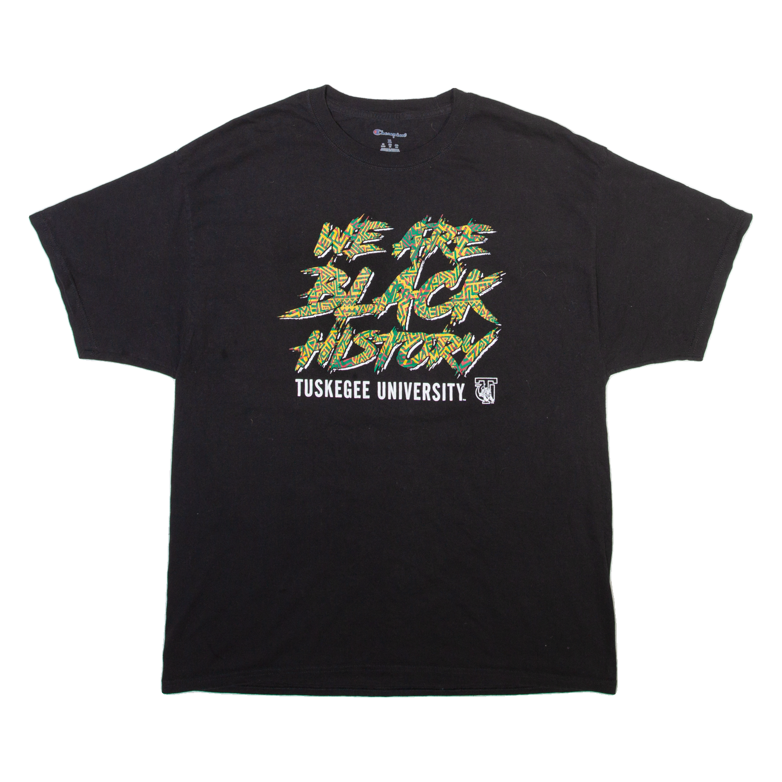 CHAMPION Tuskegee University We Are Black History Mens T-Shirt Black USA XL Refurbished - N/A refurbished available on Cerqular