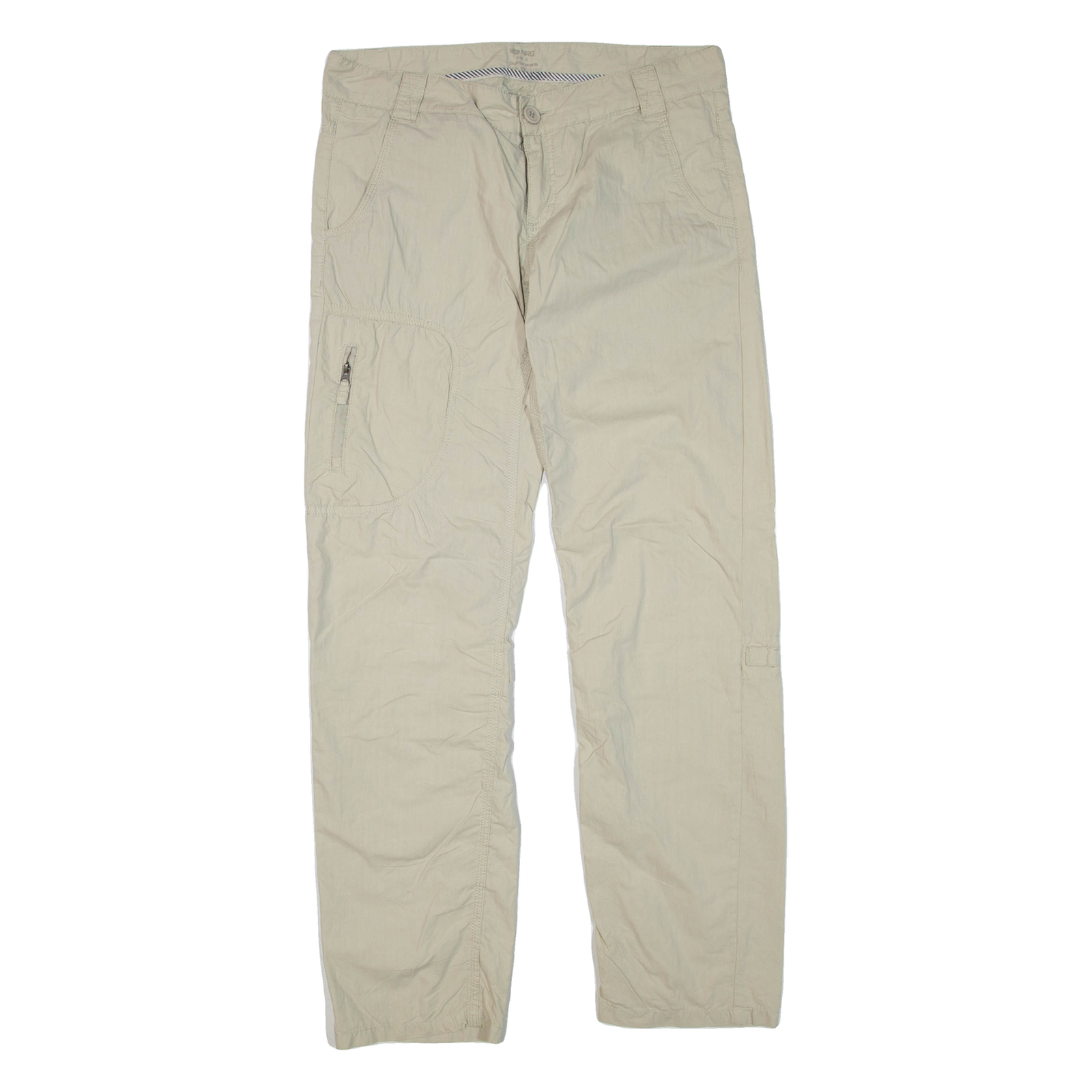 NRC Mens Trousers Beige Regular Straight W32 L31 Refurbished - N/A refurbished available on Cerqular