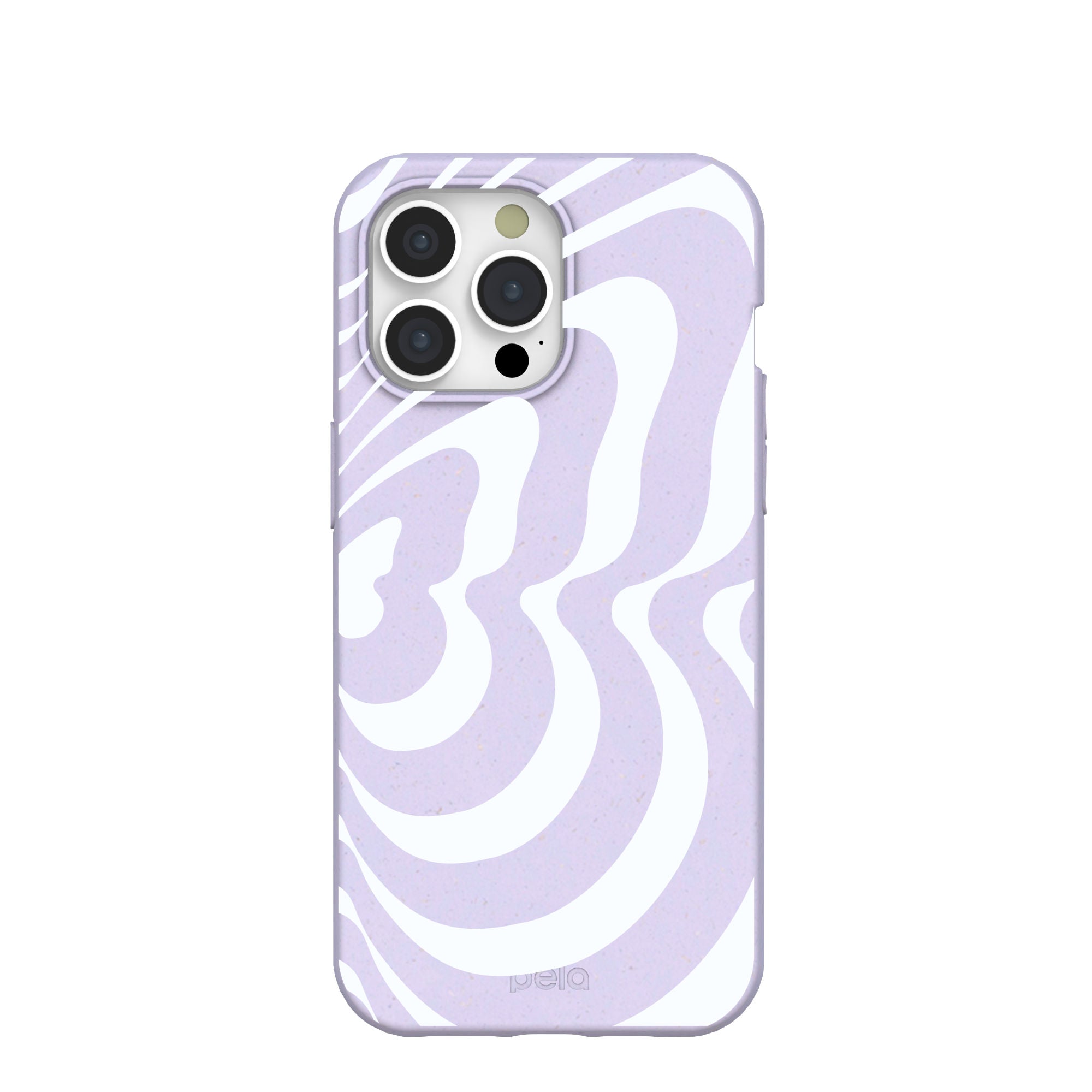 Lavender Flutter Right iPhone 15 Pro Max Case Refurbished - Pela Case refurbished available on Cerqular