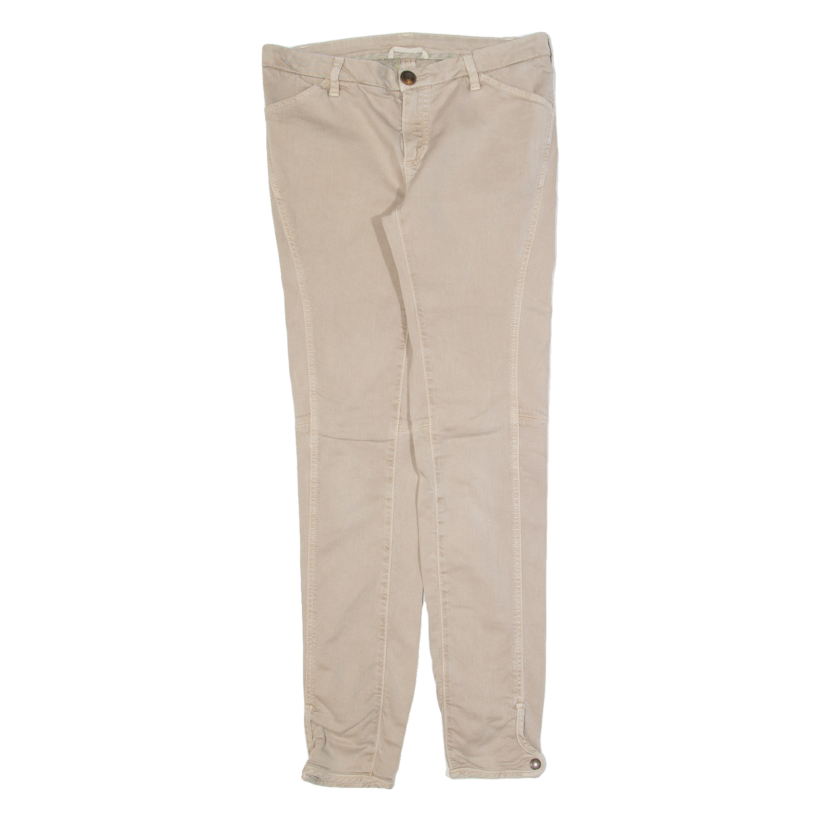 MASSIMO DUTTI Womens Trousers Beige Slim Skinny W30 L30 Refurbished - N/A refurbished available on Cerqular