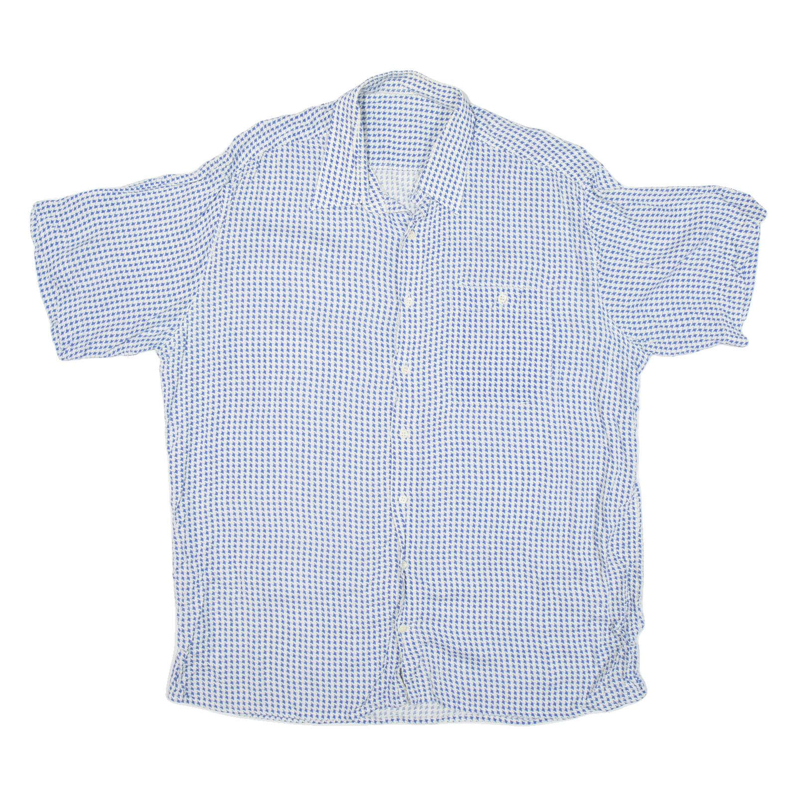Buy Mens Shirt Blue Crazy Pattern XL Refurbished - $18.19 Mens Shirt Blue Crazy Pattern XL Refurbished - N/A refurbished available on Cerqular