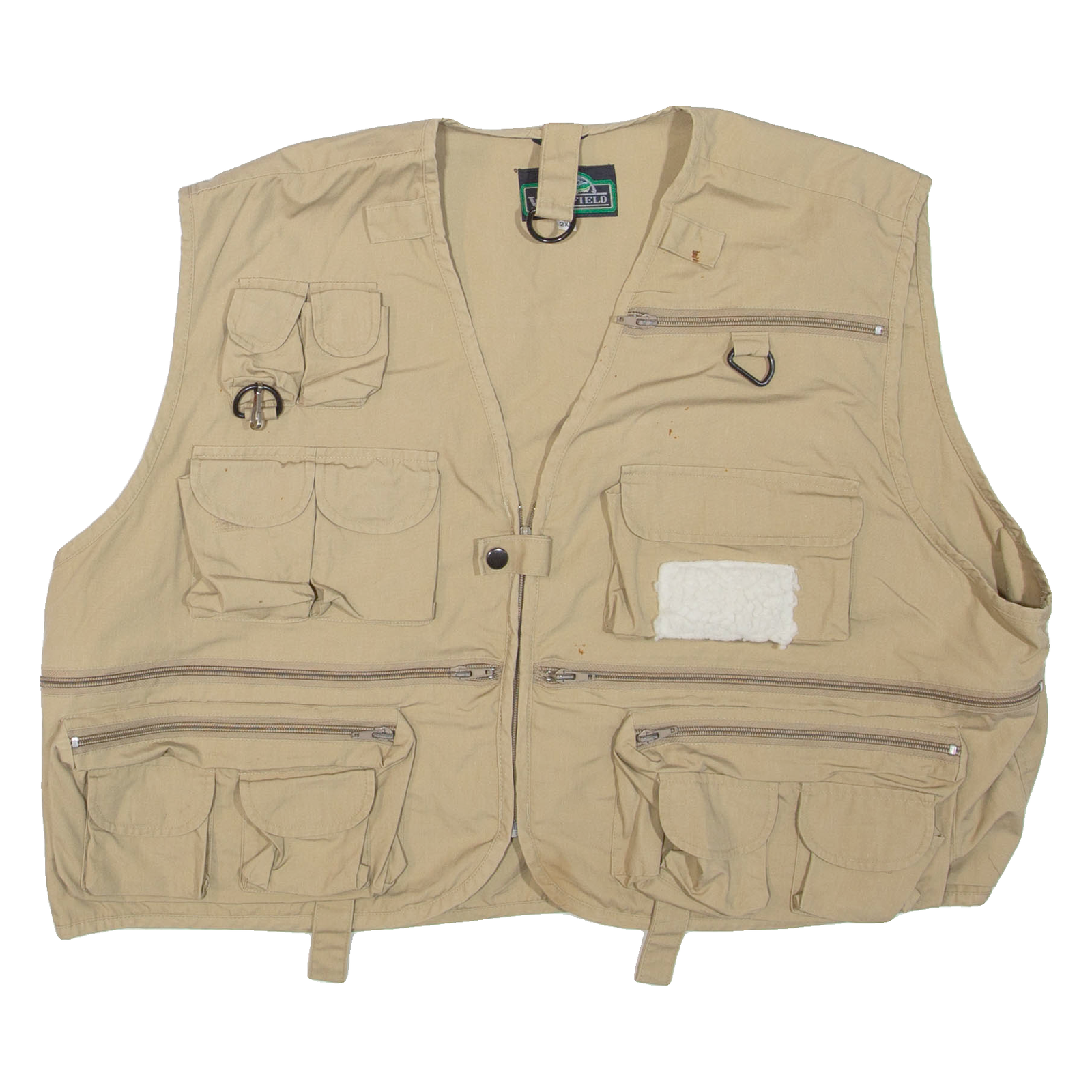 WOODFIELD Utility Mens Gilet Beige XL Refurbished - N/A refurbished available on Cerqular