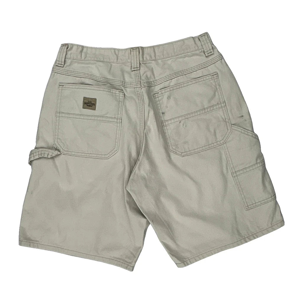 Dickies Carpenter Shorts - 28W UK 8 Beige Cotton Refurbished - Thrifted (note: this is a term often used to describe second- refurbished available on Cerqular