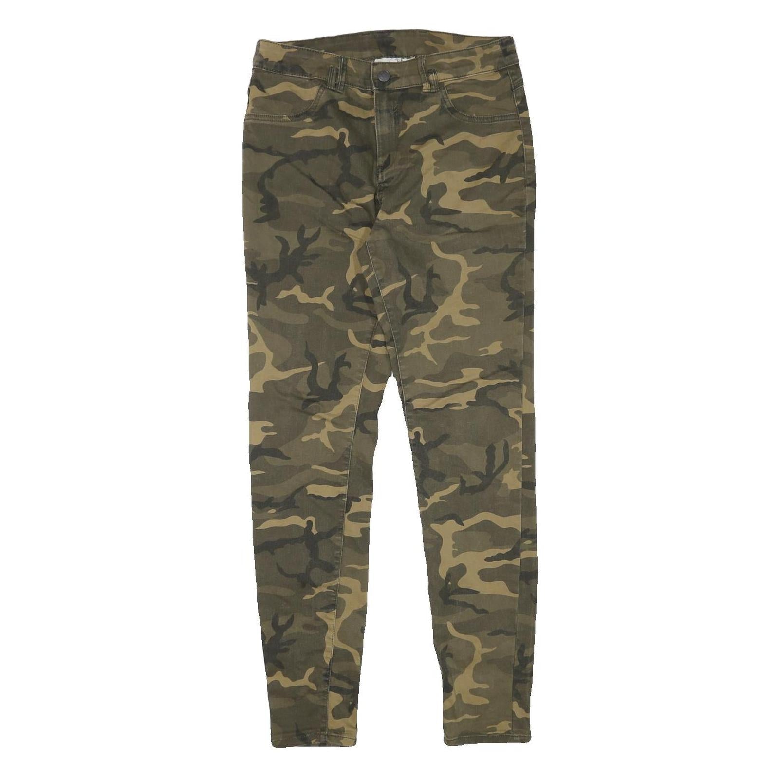 CLOCKHOUSE Womens Cotton Blend Camouflage Slim Skinny Trousers W28 L29 Casual Refurbished - N/A refurbished available on Cerqular