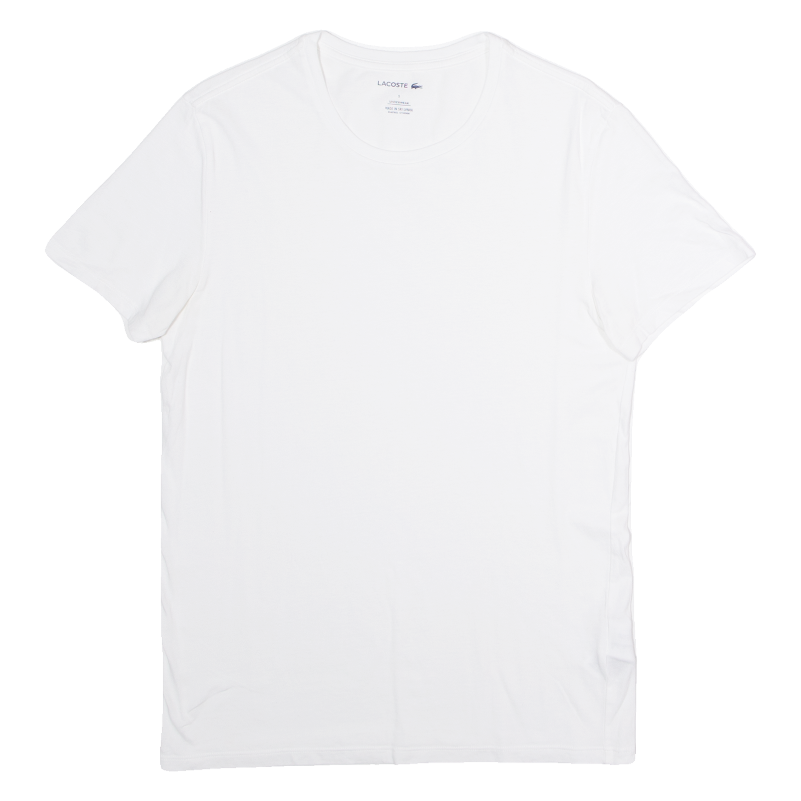 LACOSTE Mens T-Shirt White S Refurbished - N/A refurbished available on Cerqular