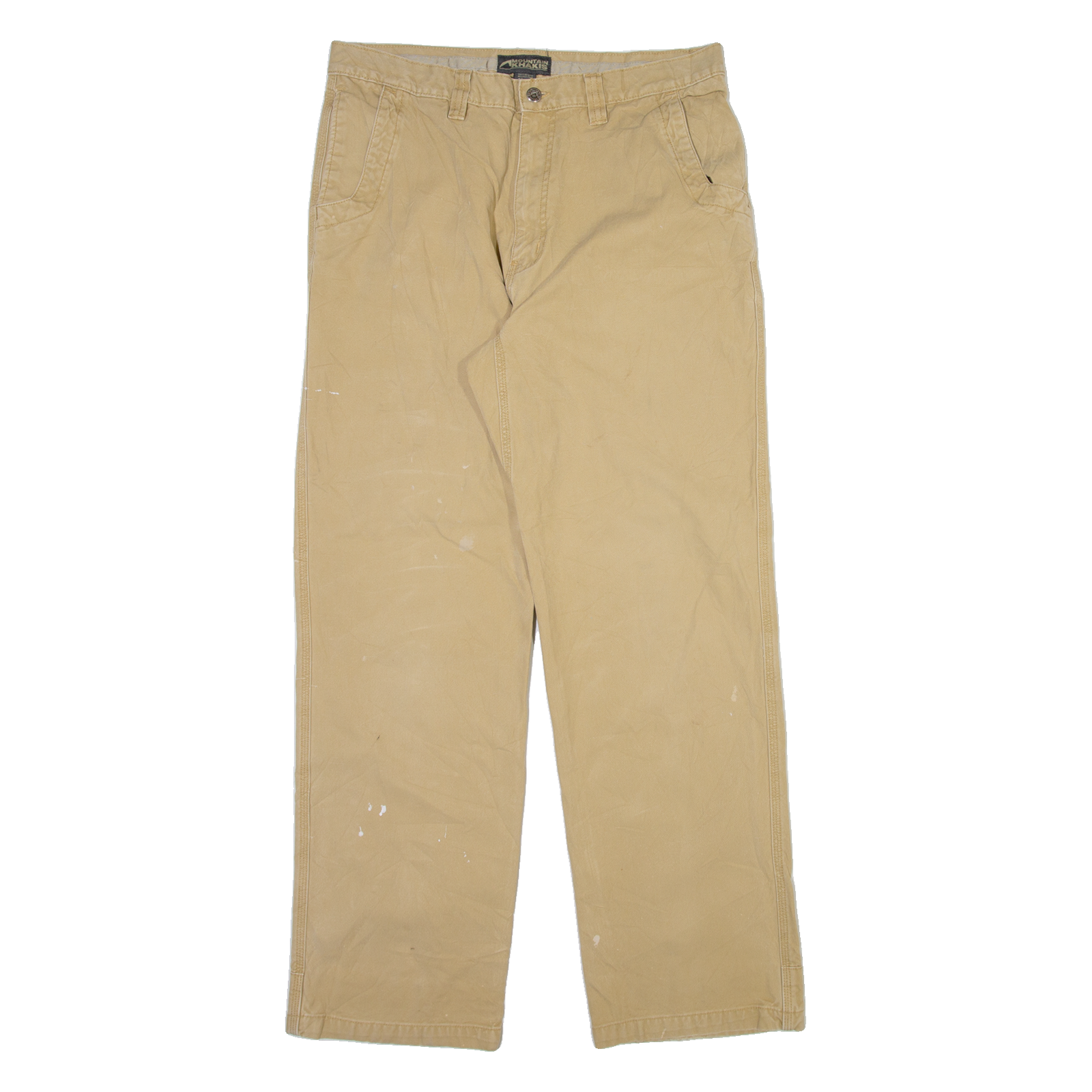 MOUNTAIN KHAKIS Mens Trousers Beige Regular Straight W34 L31 Refurbished - N/A refurbished available on Cerqular