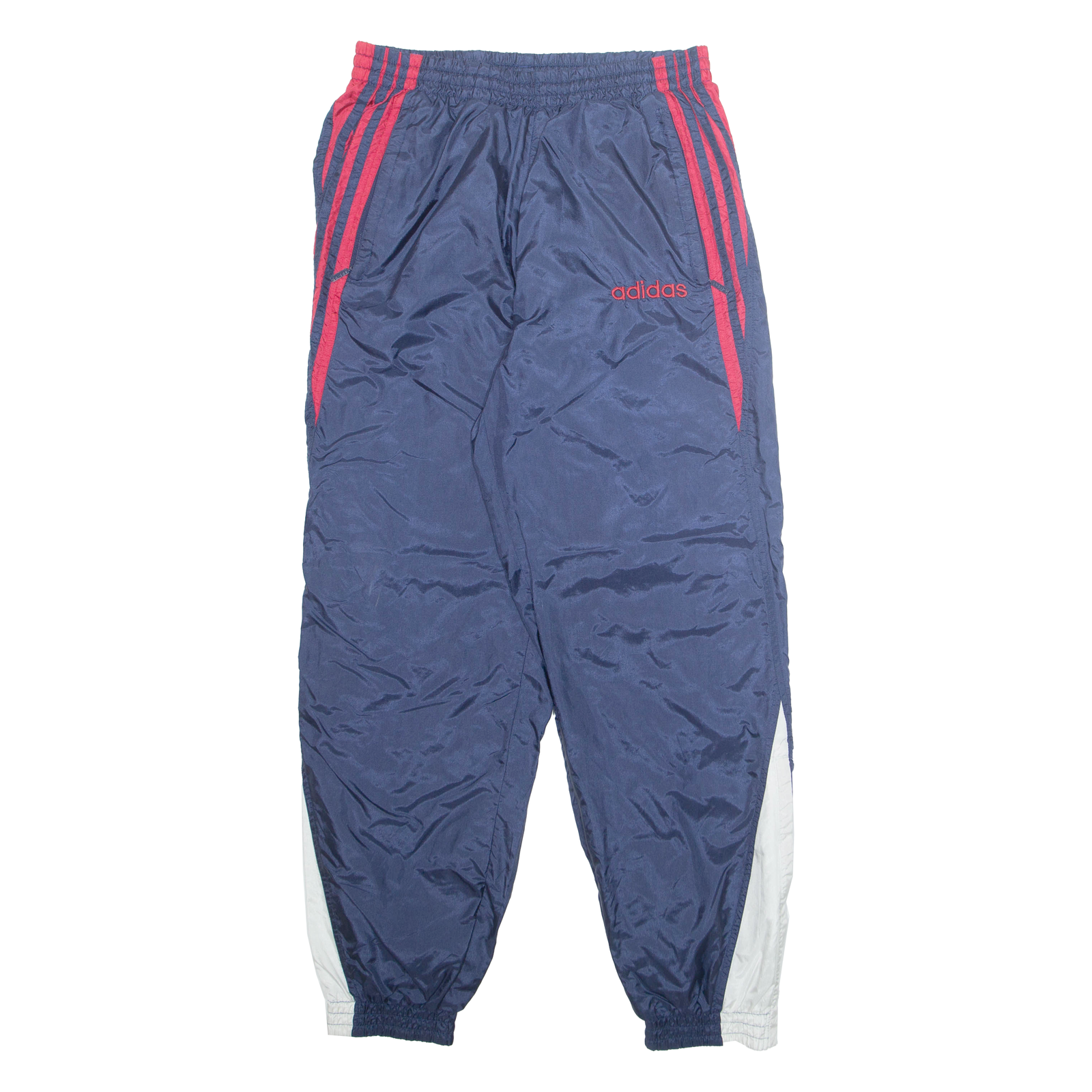 ADIDAS Womens Track Pants Blue Tapered S W28 L27 Refurbished - N/A refurbished available on Cerqular