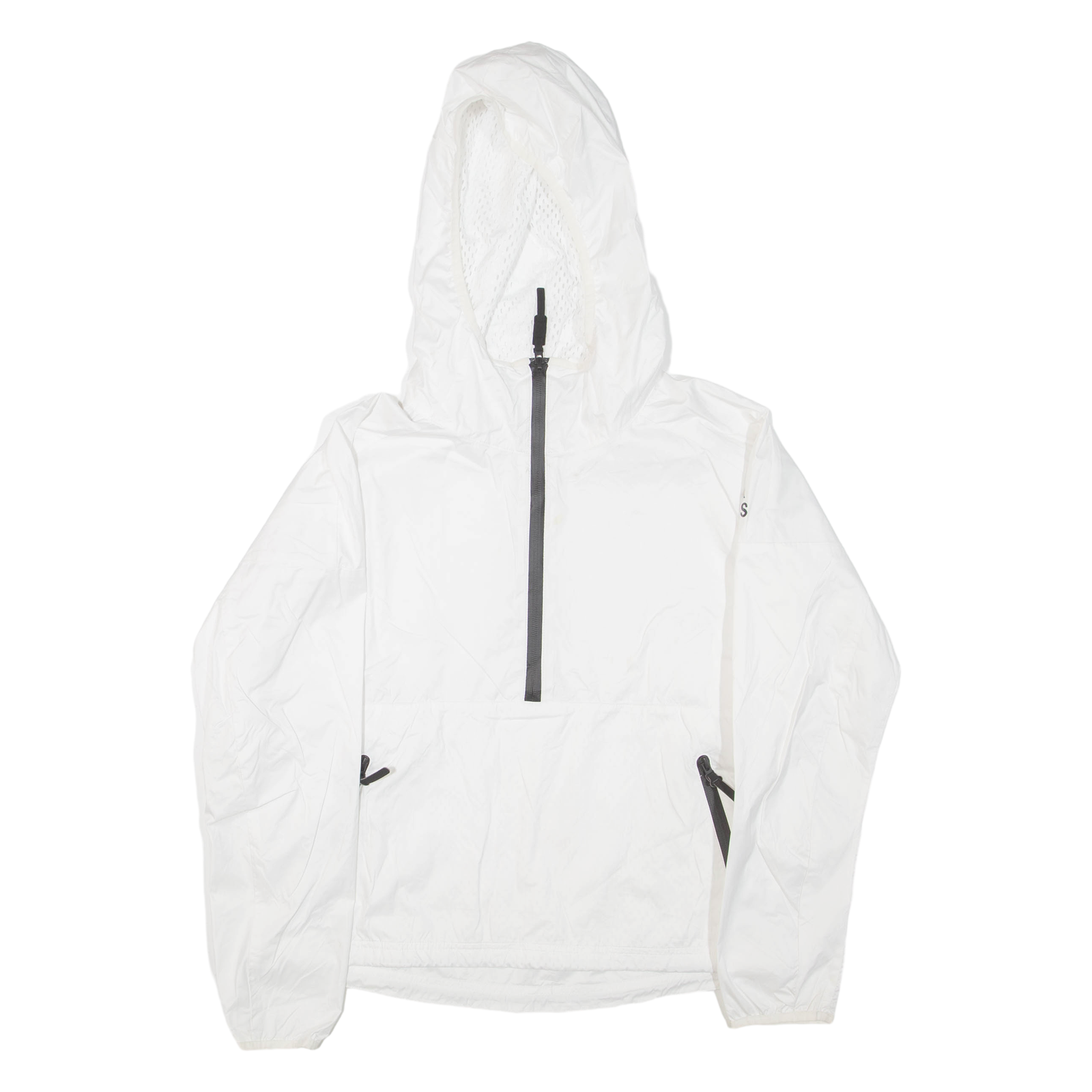 ADIDAS Womens Anorak Jacket White Hooded L Refurbished - N/A refurbished available on Cerqular