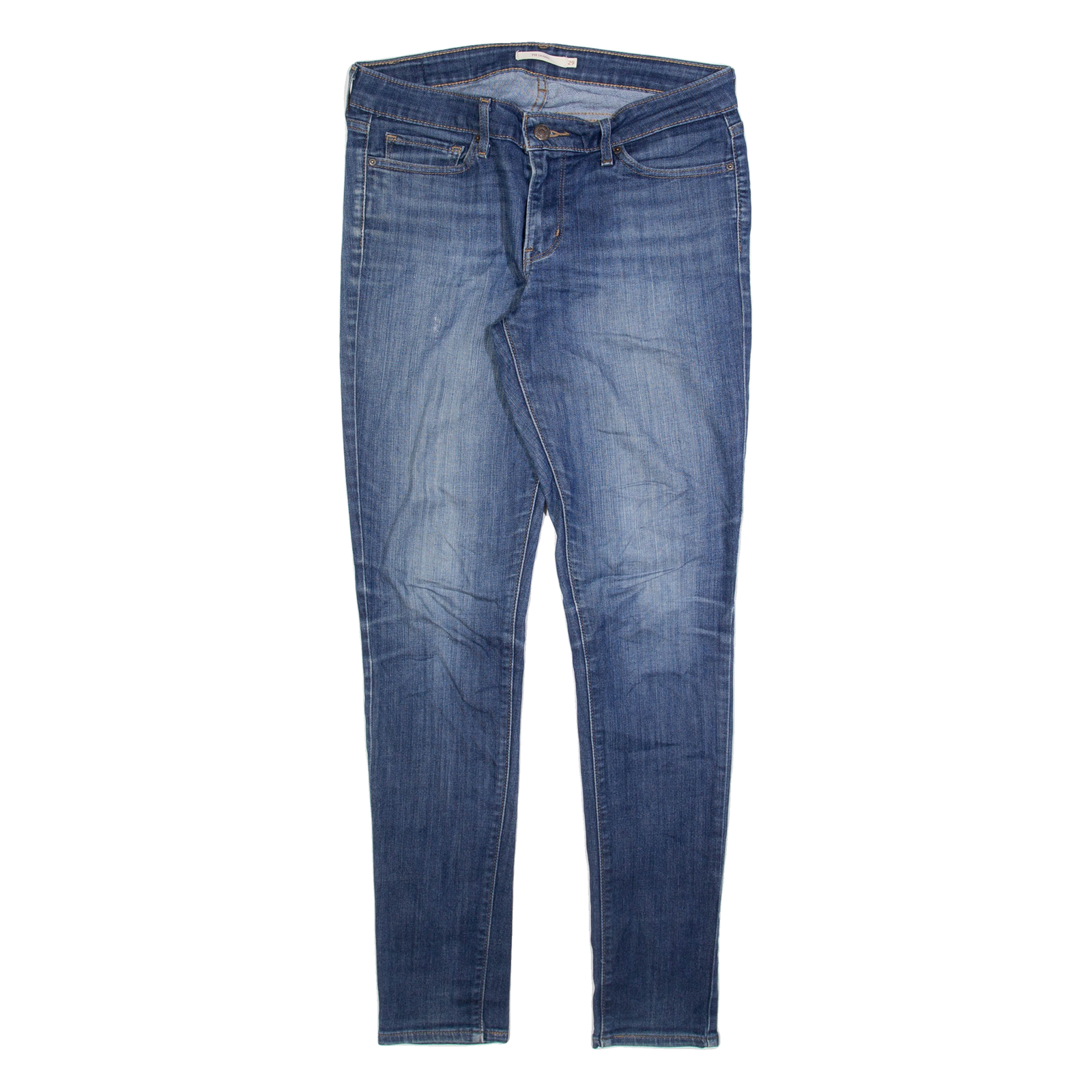 LEVI'S 711 Womens Jeans Blue Slim Skinny W29 L32 Refurbished - N/A refurbished available on Cerqular