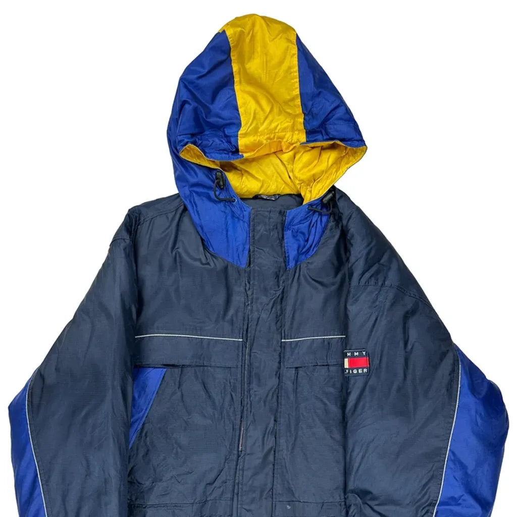 Buy Tommy Hilfiger Jacket - Large Blue Nylon Refurbished - $93.79 Tommy Hilfiger Jacket - Large Blue Nylon Refurbished - Thrifted (note: this is a term often used to describe second- refurbished available on Cerqular