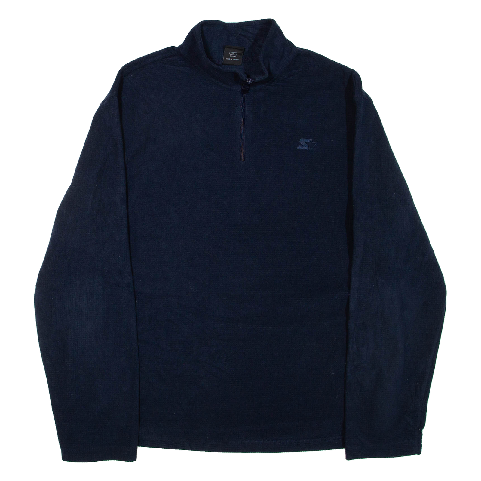 STARTER Mens Jumper Blue 1/4 Zip L Refurbished - N/A refurbished available on Cerqular