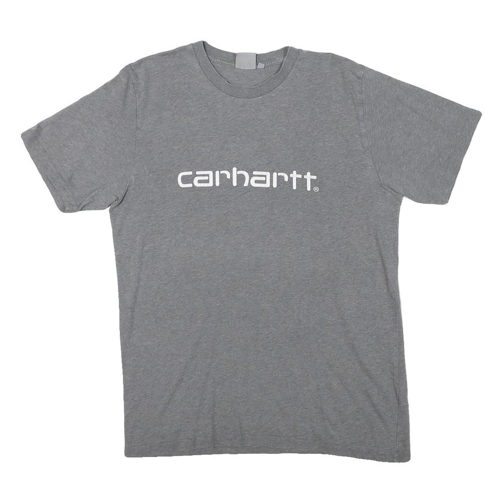 Buy CARHARTT Mens Grey Logo T-Shirt M Short Sleeve Crew Neck Casual Cotton Blend Refurbished - $24.69 CARHARTT Mens Grey Logo T-Shirt M Short Sleeve Crew Neck Casual Cotton Blend Refurbished - N/A refurbished available on Cerqular