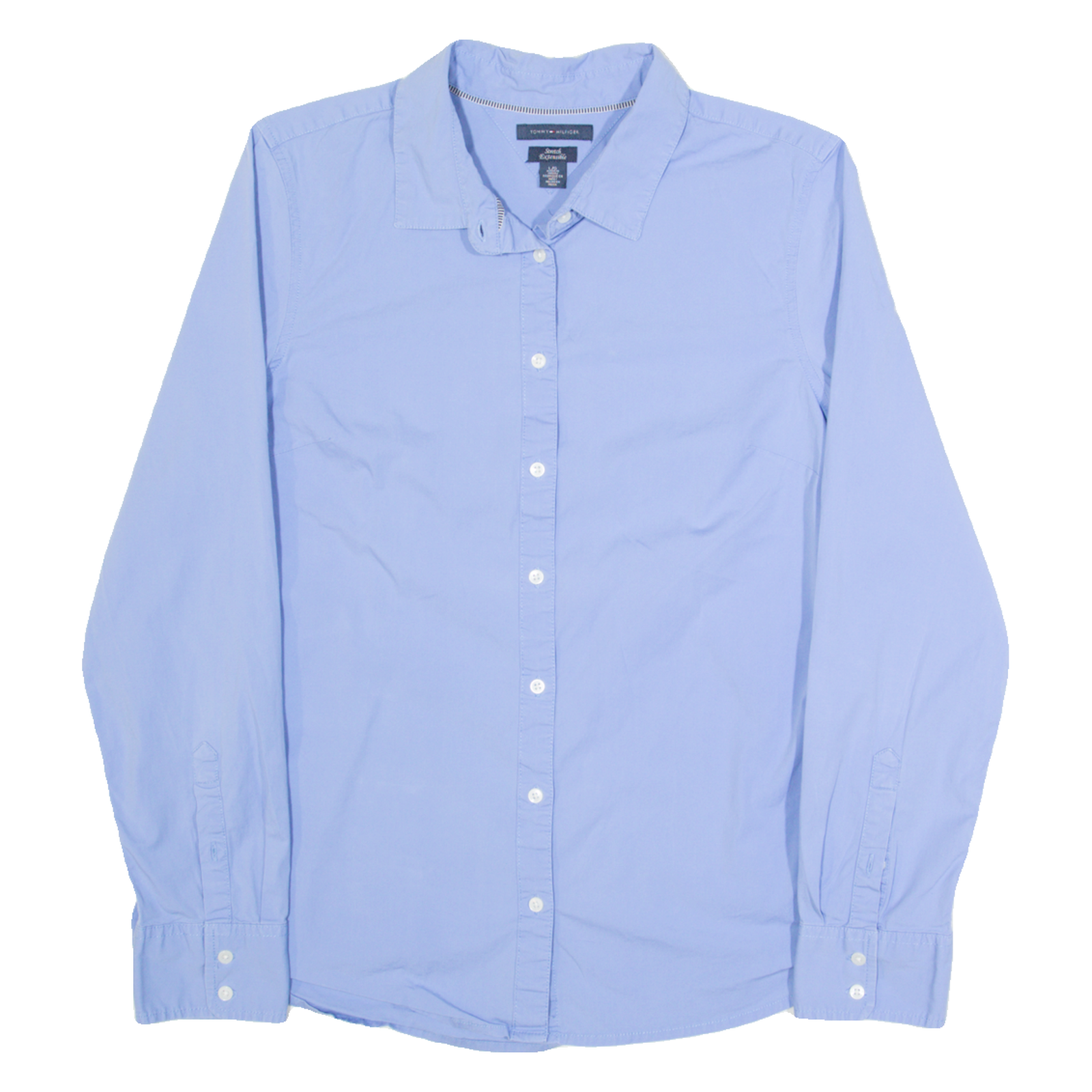 Buy TOMMY HILFIGER Womens Plain Shirt Blue Long Sleeve L Refurbished - $31.19 TOMMY HILFIGER Womens Plain Shirt Blue Long Sleeve L Refurbished - N/A refurbished available on Cerqular