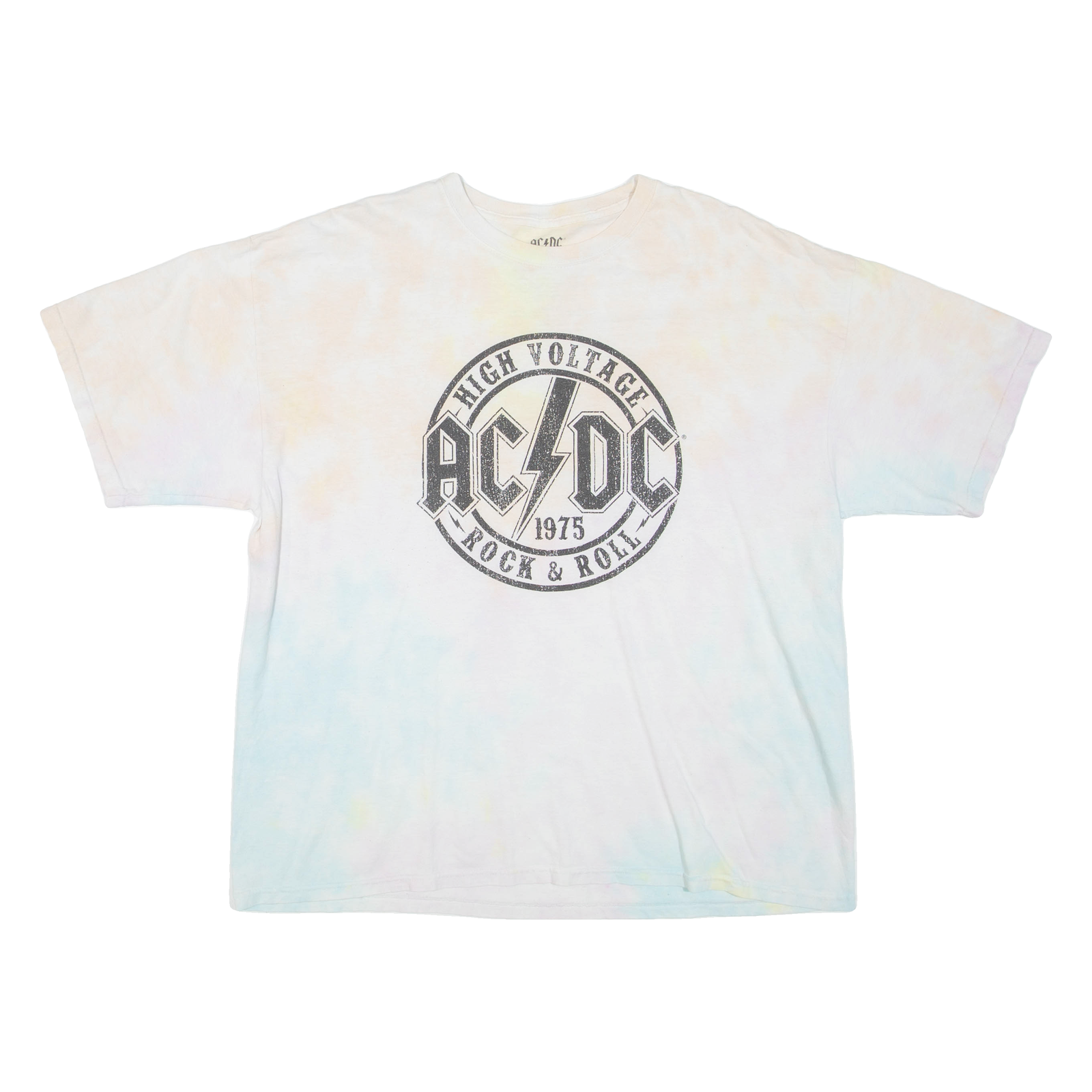 ACDC Womens Band T-Shirt Orange Crew Neck XL Refurbished - N/A refurbished available on Cerqular