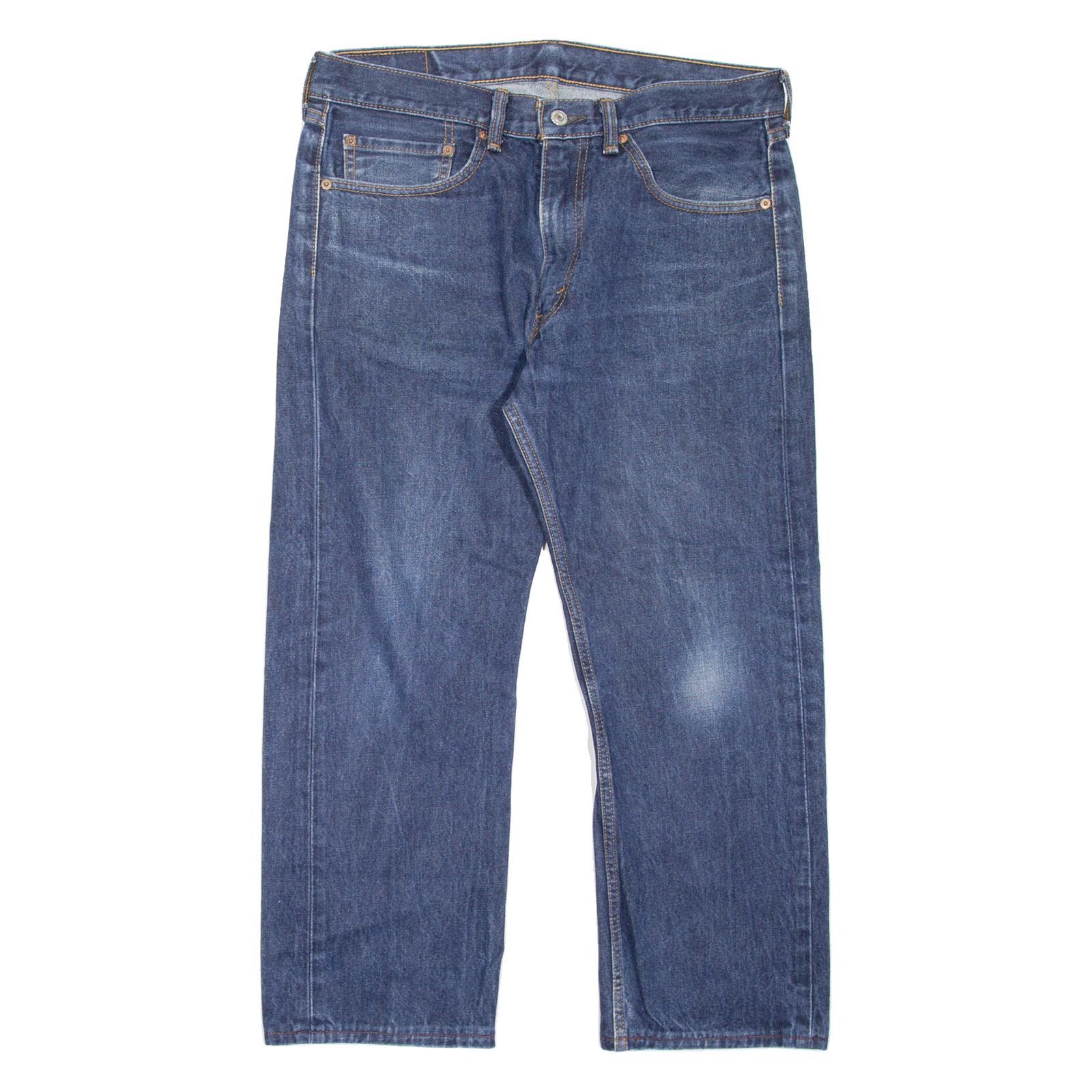 LEVI'S 505 Jeans Mens Blue Regular Straight W34 L24 Refurbished - N/A refurbished available on Cerqular