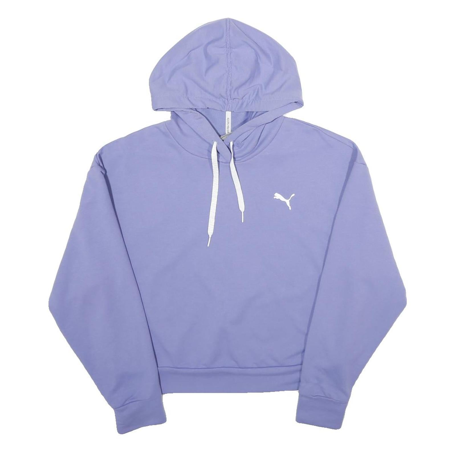 PUMA Womens Purple Hoodie Pullover S Lightweight Polyester Blend Refurbished - N/A refurbished available on Cerqular