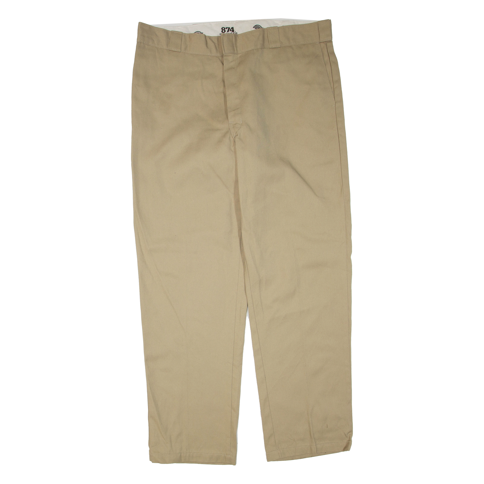 DICKIES Mens Trousers Beige Regular Straight W40 L32 Refurbished - N/A refurbished available on Cerqular