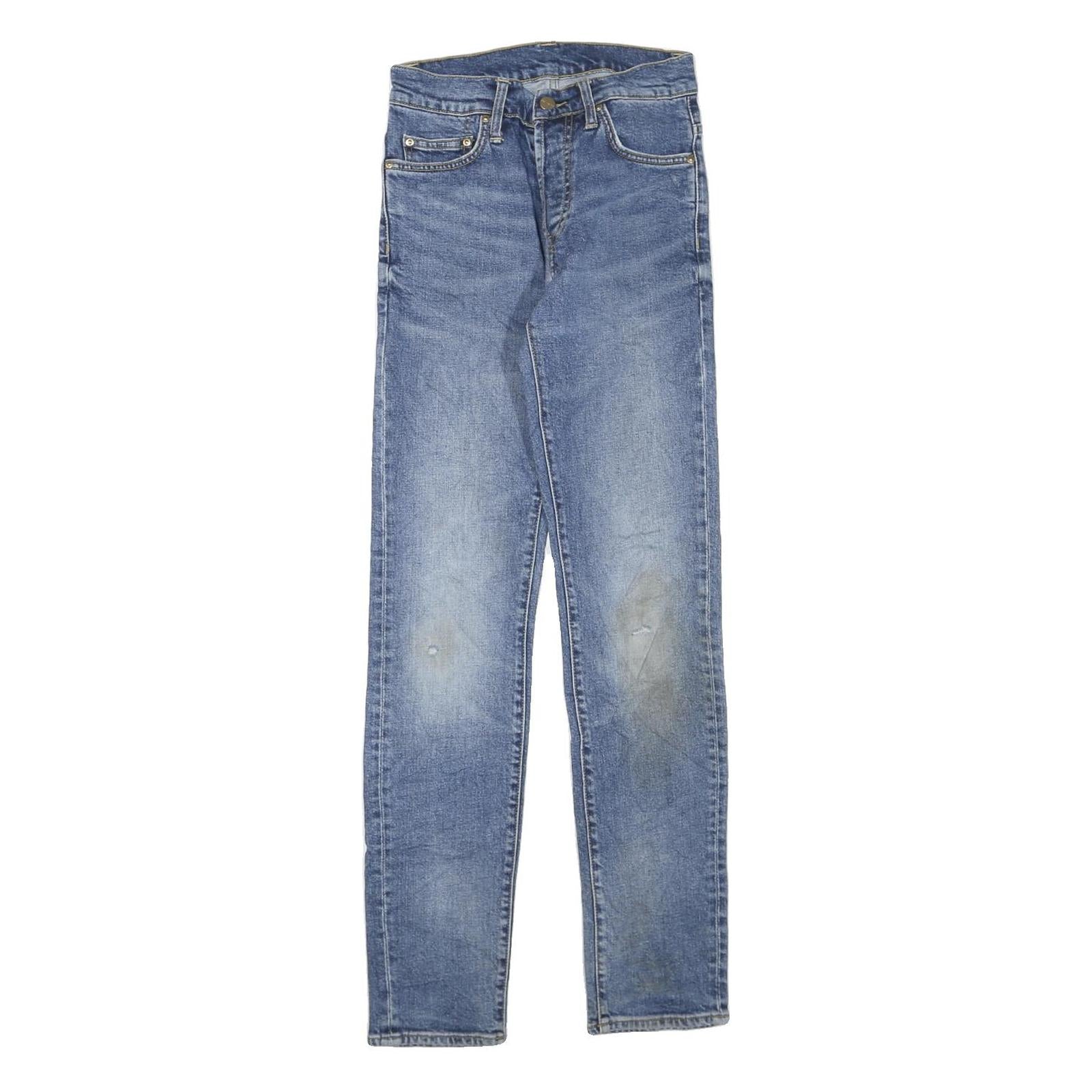 CARHARTT Mens Regular Fit Blue Denim Jeans W26 L32 Zip Pocket Detail Refurbished - N/A refurbished available on Cerqular
